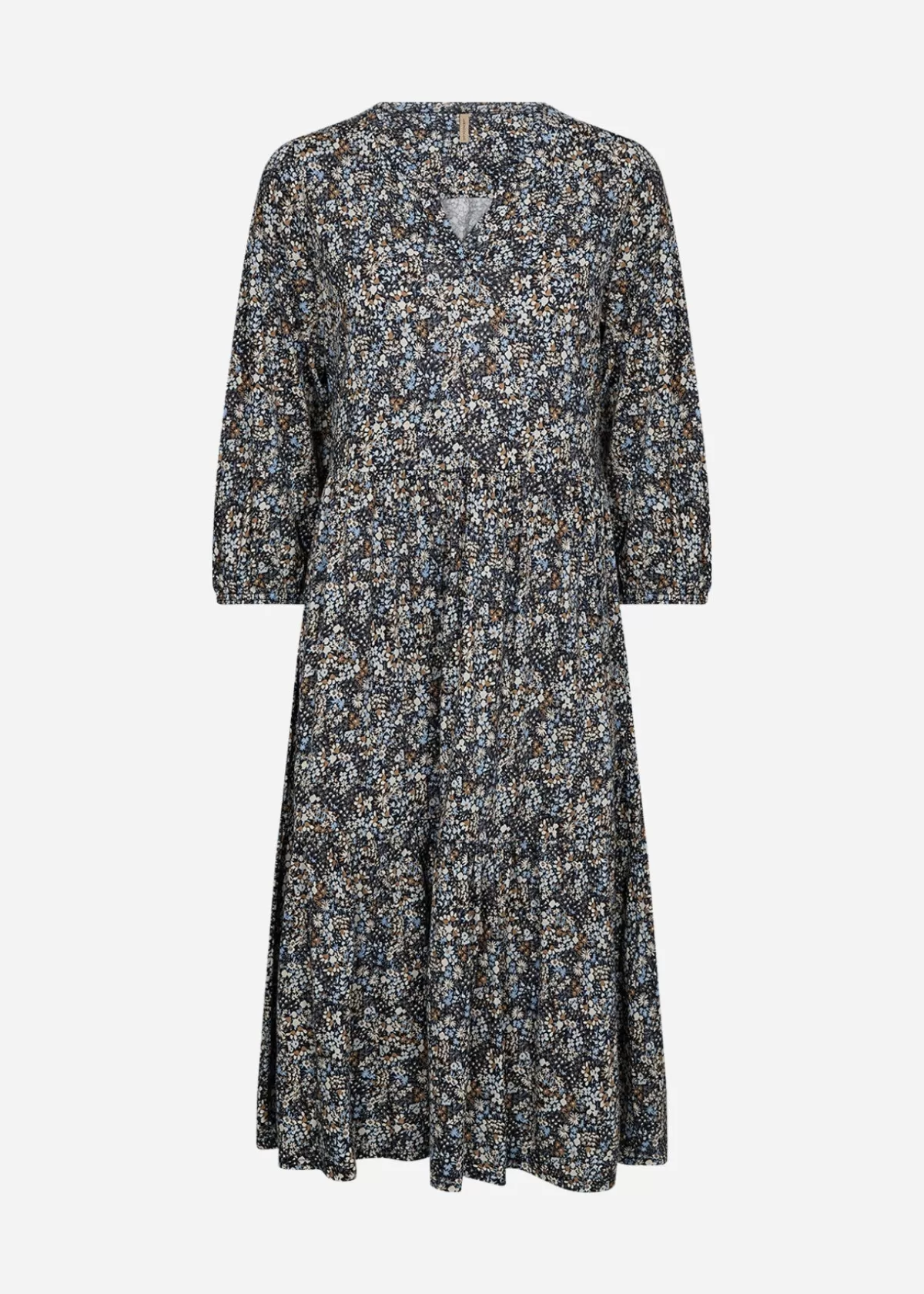 Soyaconcept Dresses-SC-FELICITY AOP 479 Dress Light blue