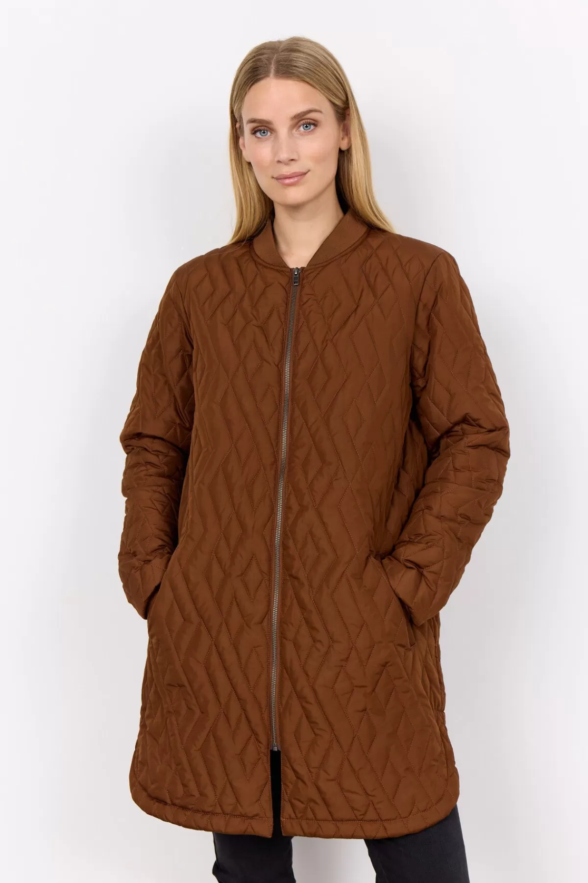 Soyaconcept Outerwear-SC-FENYA 10 Jacket Brown