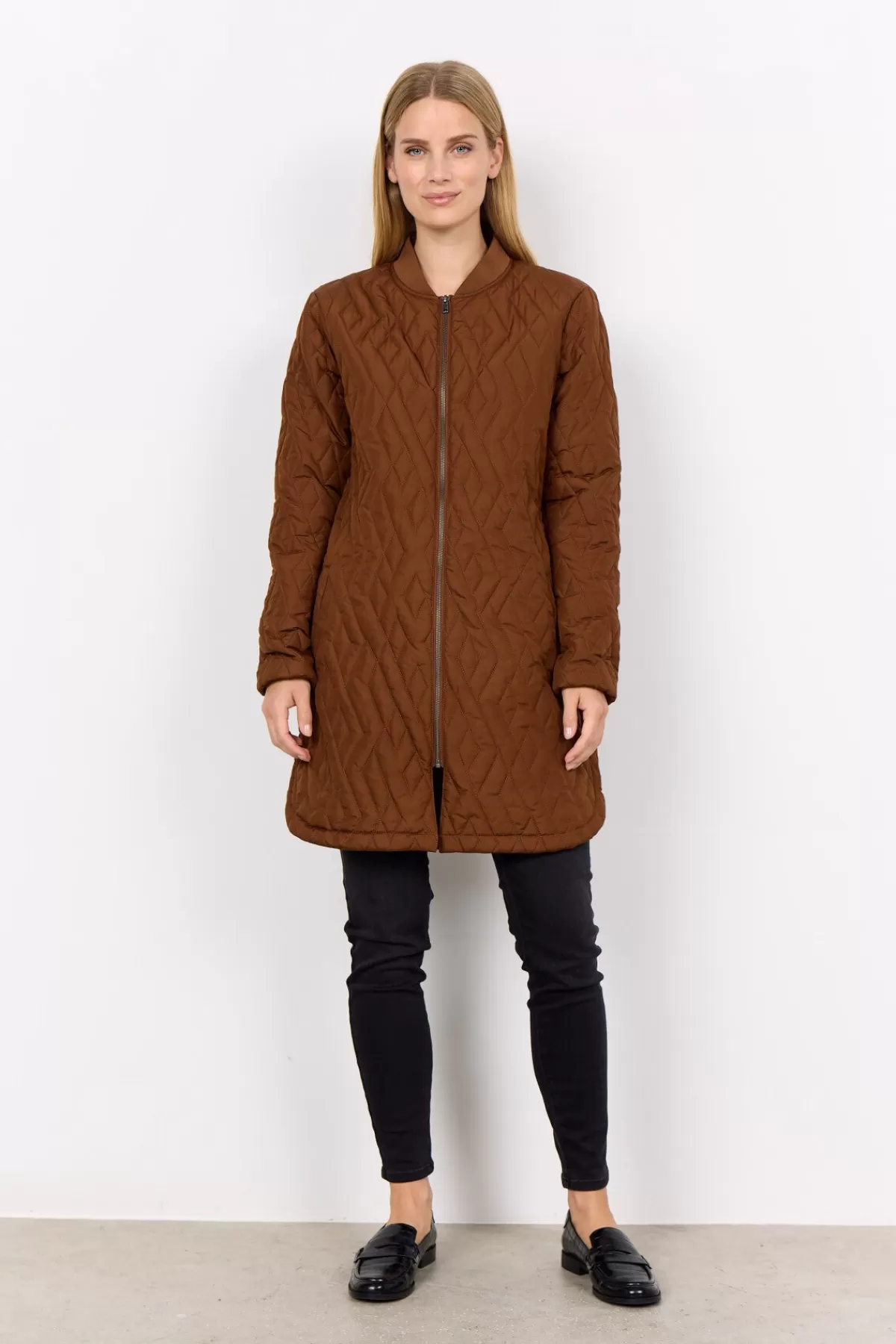 Soyaconcept Outerwear-SC-FENYA 10 Jacket Brown