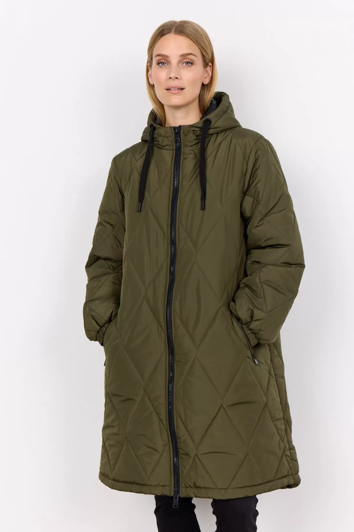 Soyaconcept Outerwear-SC-FENYA 65 Jacket Olive