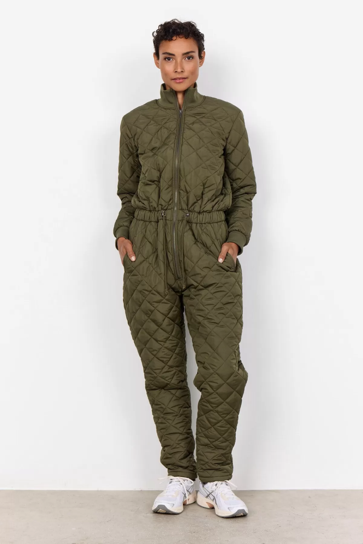 Soyaconcept Outerwear-SC-FENYA 8 Jumpsuit Olive