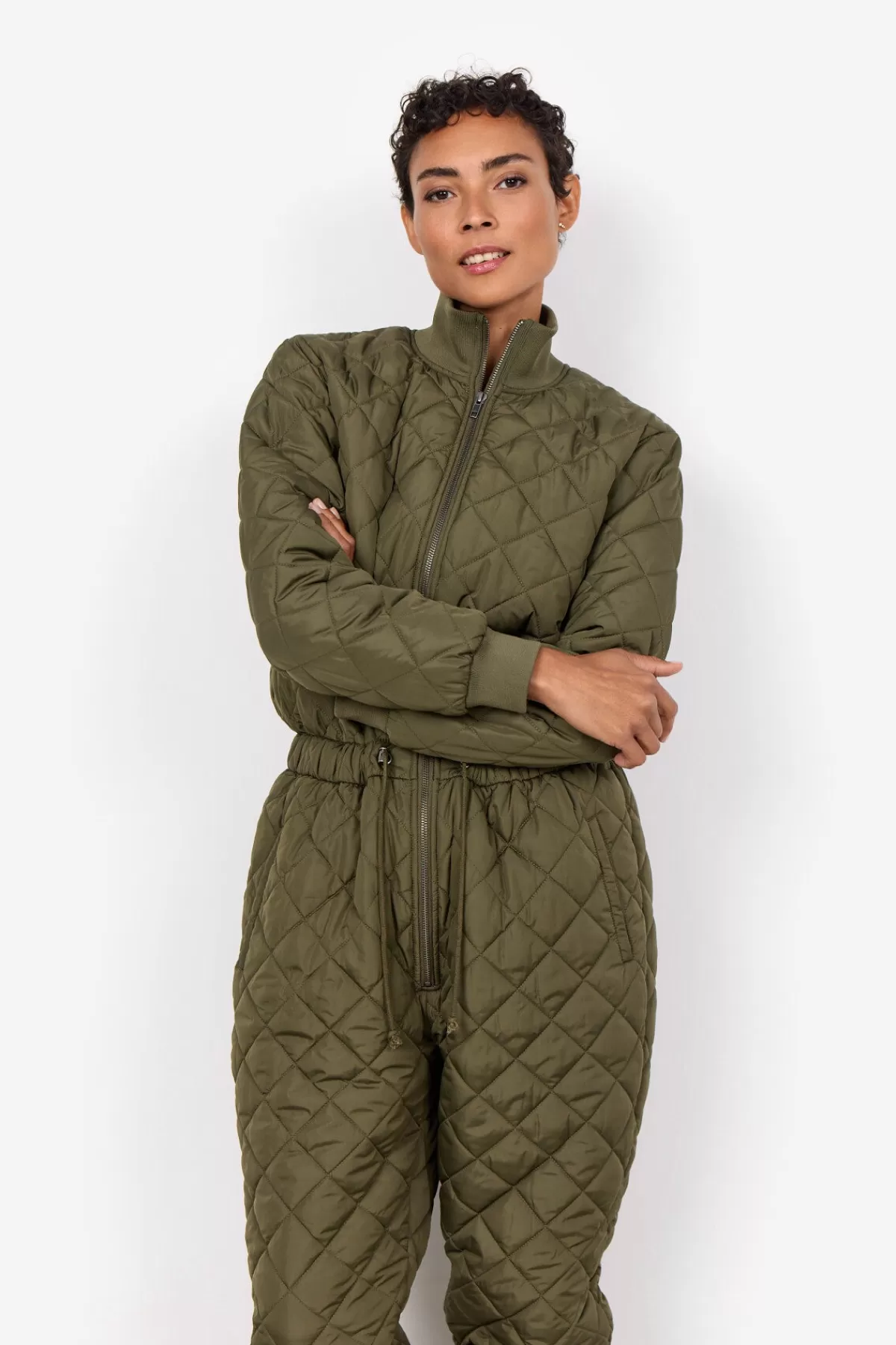Soyaconcept Outerwear-SC-FENYA 8 Jumpsuit Olive