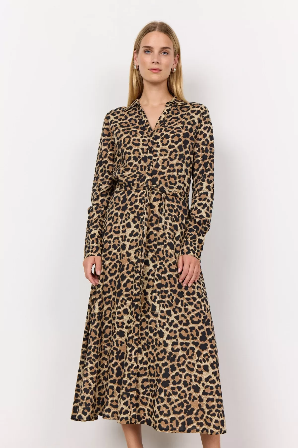 Soyaconcept Dresses-SC-FLAVIA 2 Dress Camel