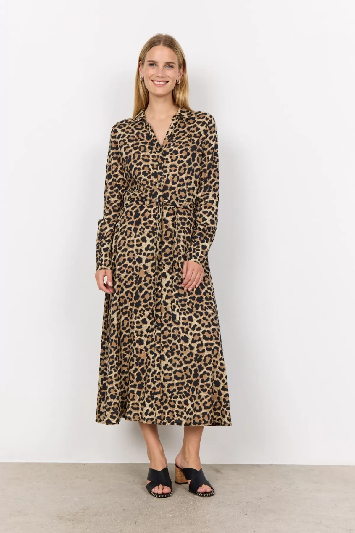 Soyaconcept Dresses-SC-FLAVIA 2 Dress Camel
