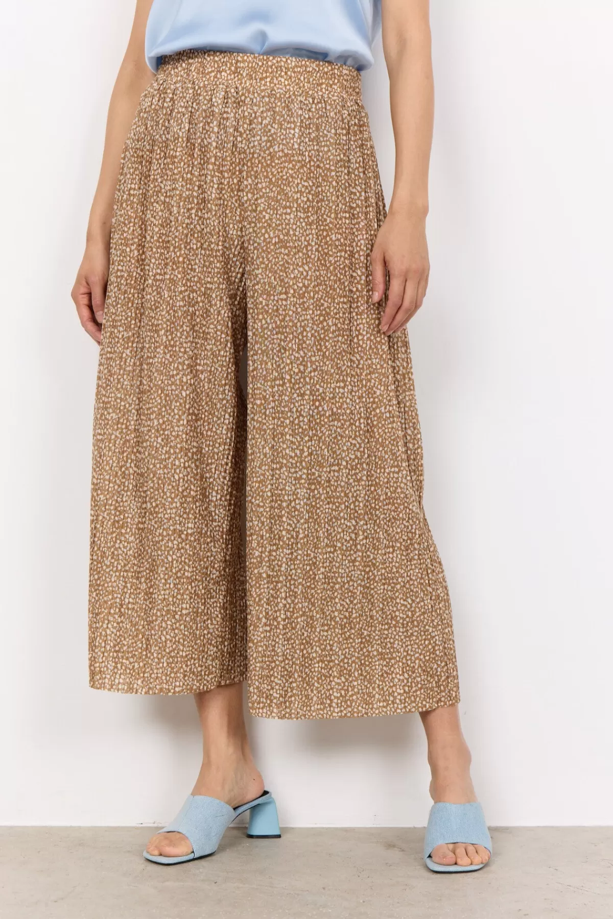 Soyaconcept Pants-SC-FLEUR 3 Pants Camel
