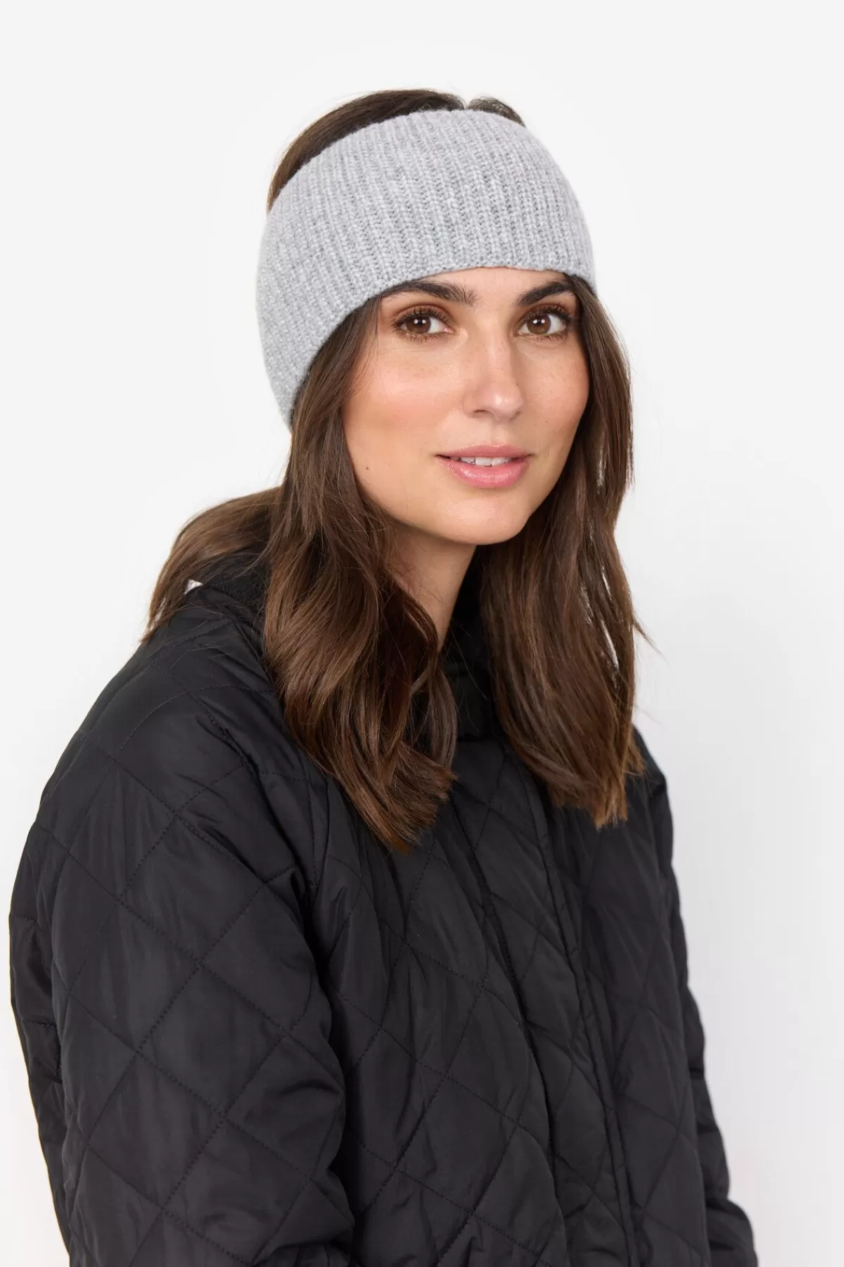 Soyaconcept Accessories-SC-FRAUKE 1 Headband Light grey