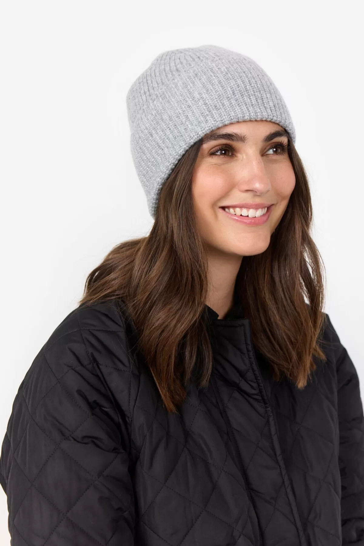 Soyaconcept Accessories-SC-FRAUKE 2 Hat Light grey