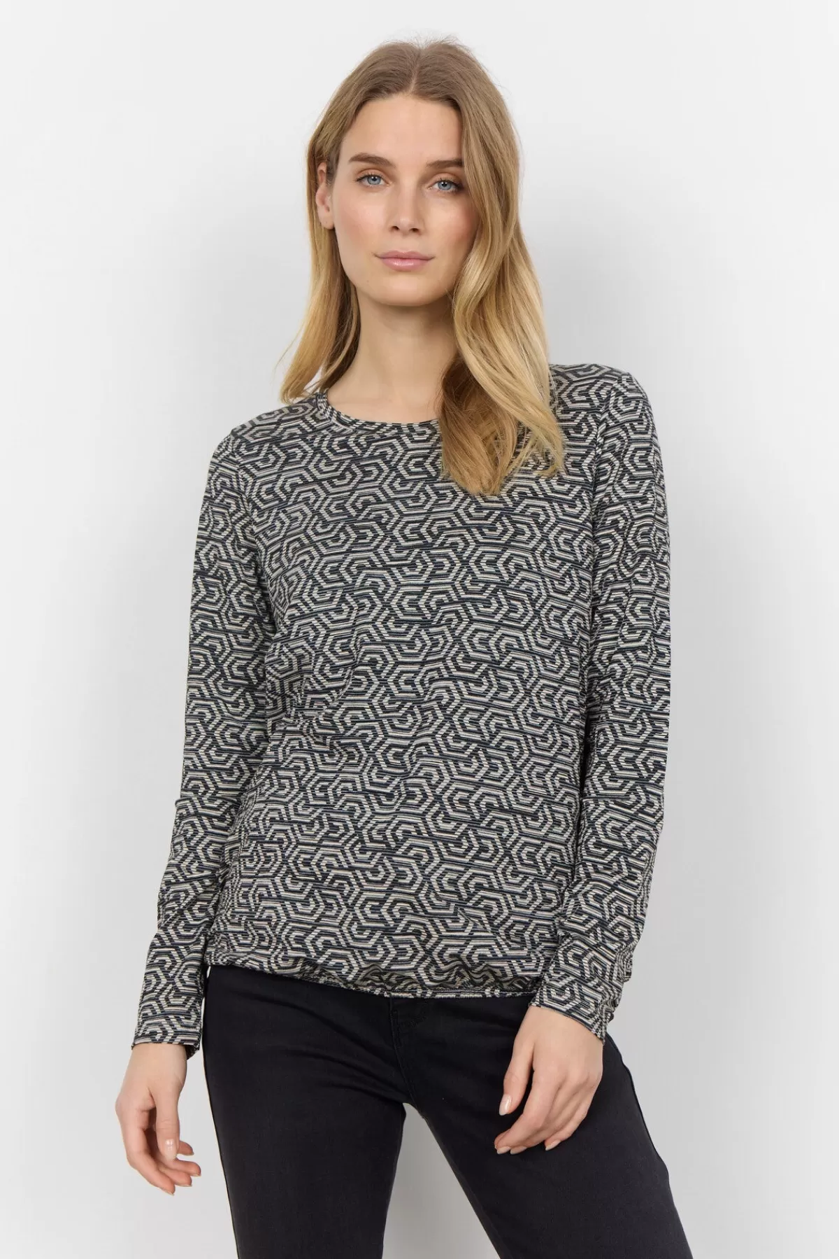 Soyaconcept Blouses And Shirts-SC-GALINA 45 Blouse Black