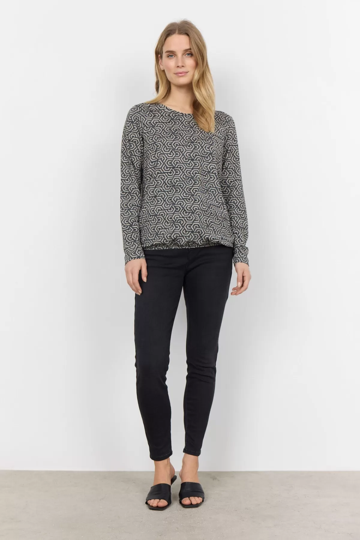 Soyaconcept Blouses And Shirts-SC-GALINA 45 Blouse Black