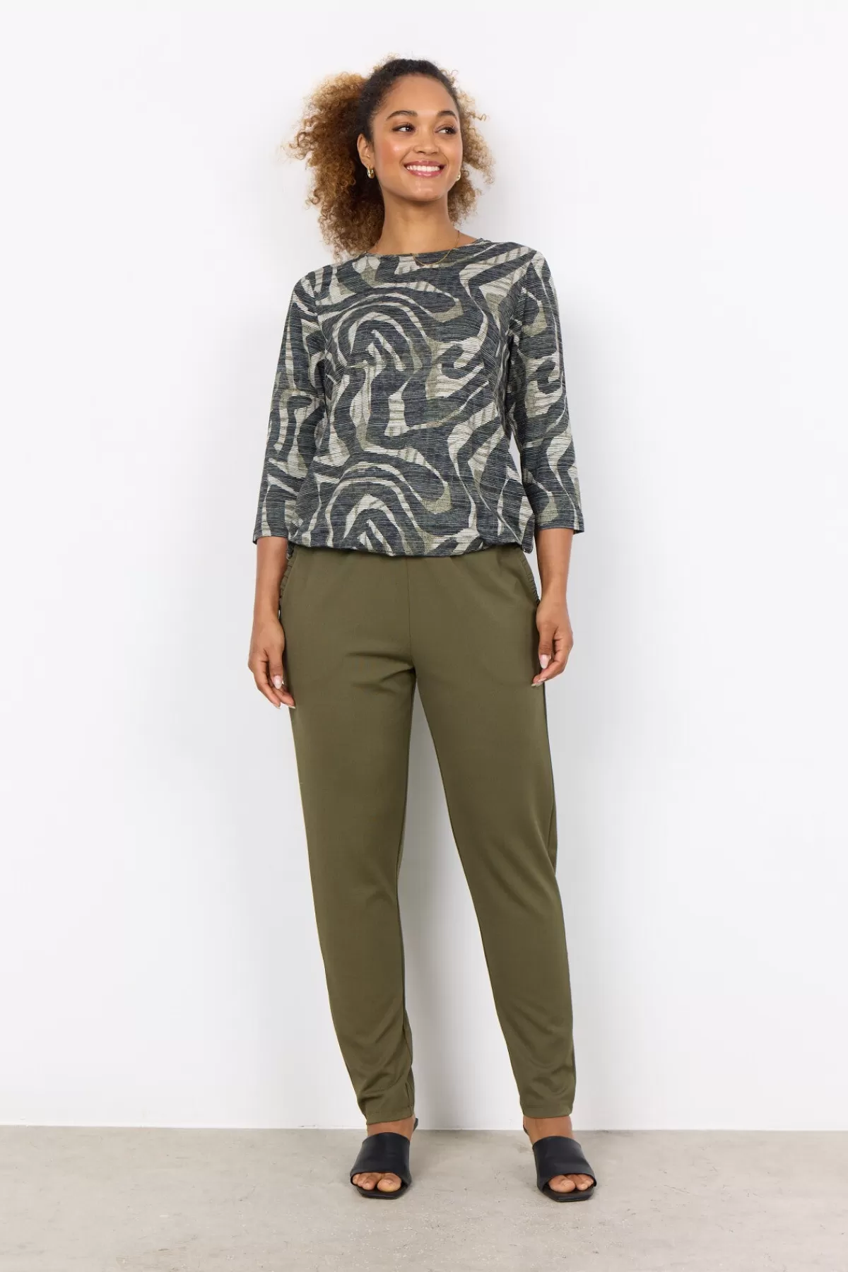 Soyaconcept Blouses And Shirts-SC-GALINA 48 Blouse Olive