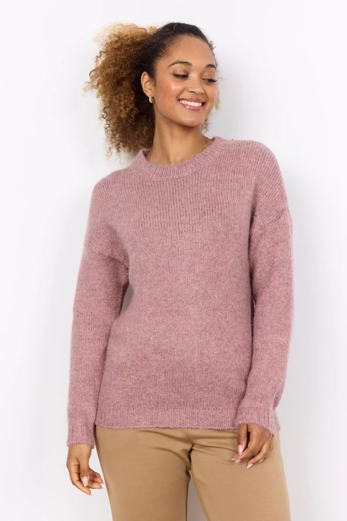 Soyaconcept Knitwear-SC-GUNNA 1 Pullover Rose