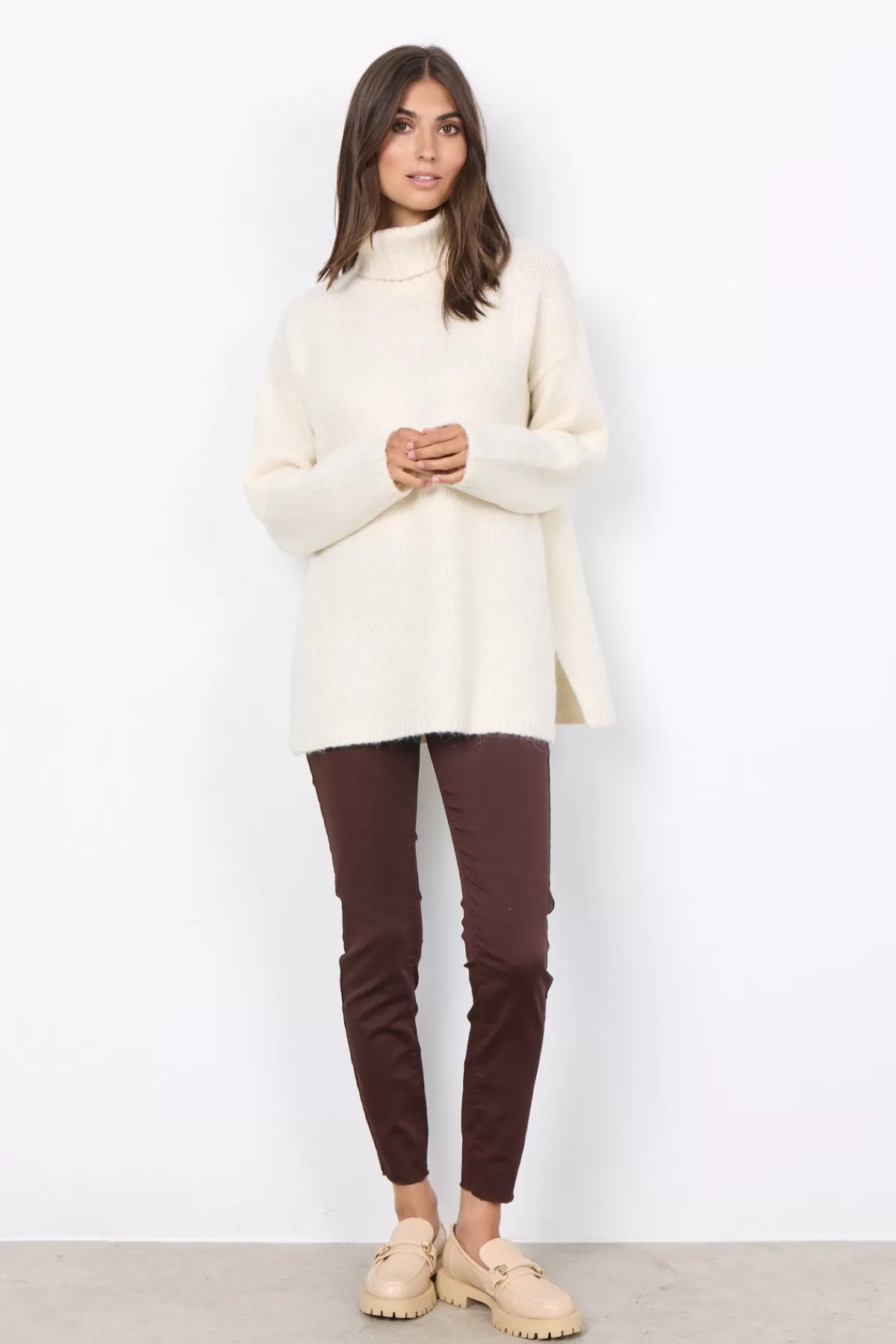 Soyaconcept Knitwear-SC-GUNNA 6 Pullover Cream