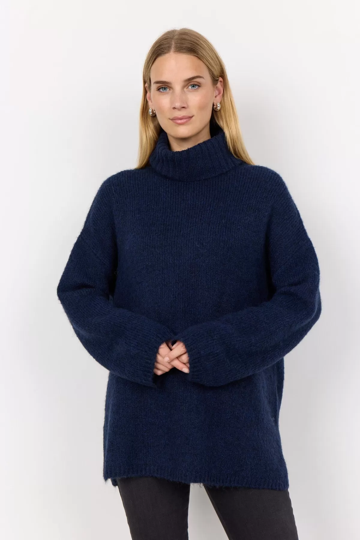 Soyaconcept Knitwear-SC-GUNNA 6 Pullover Dark blue