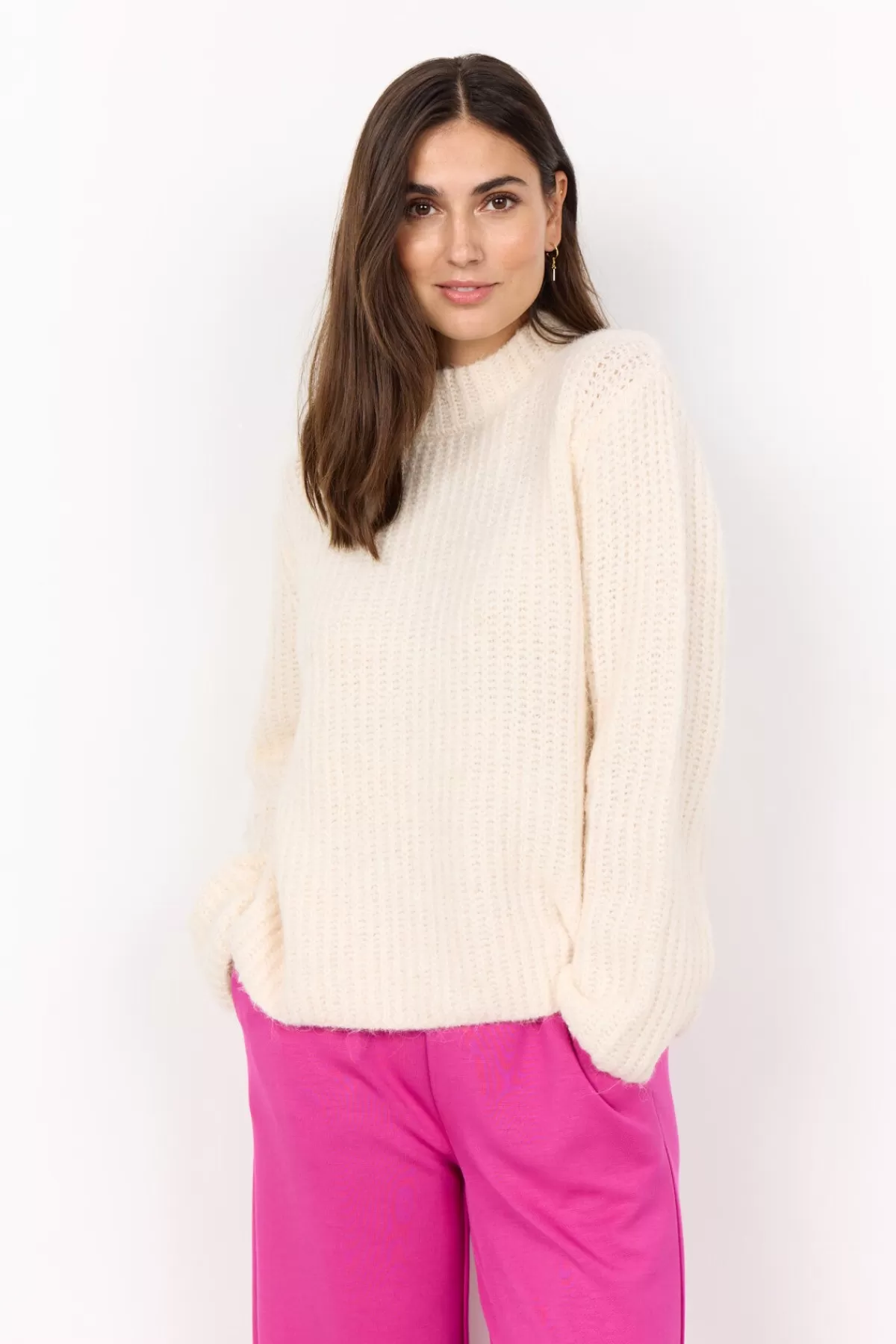 Soyaconcept Knitwear-SC-GUNNA 9 Pullover Cream