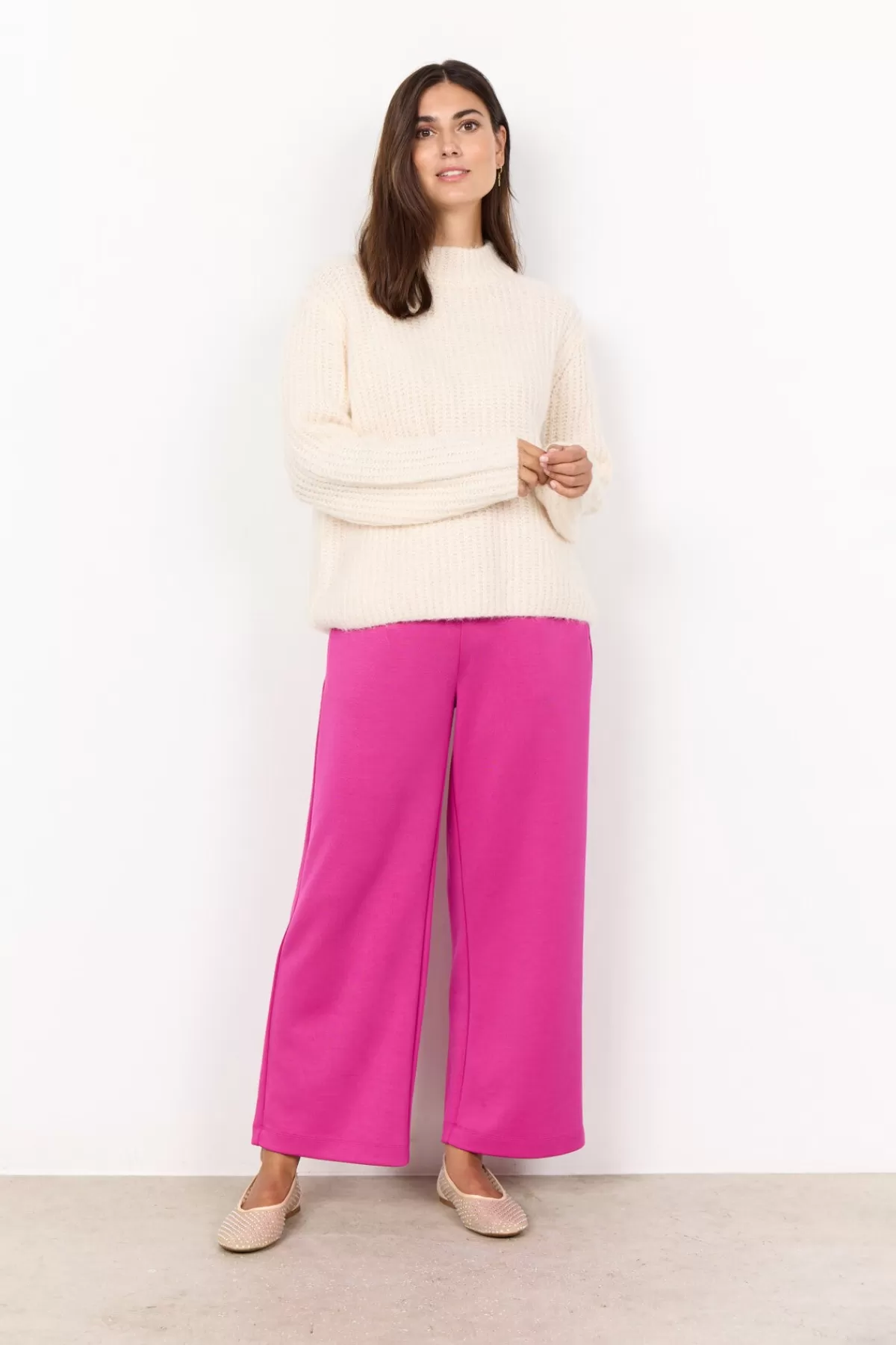 Soyaconcept Knitwear-SC-GUNNA 9 Pullover Cream