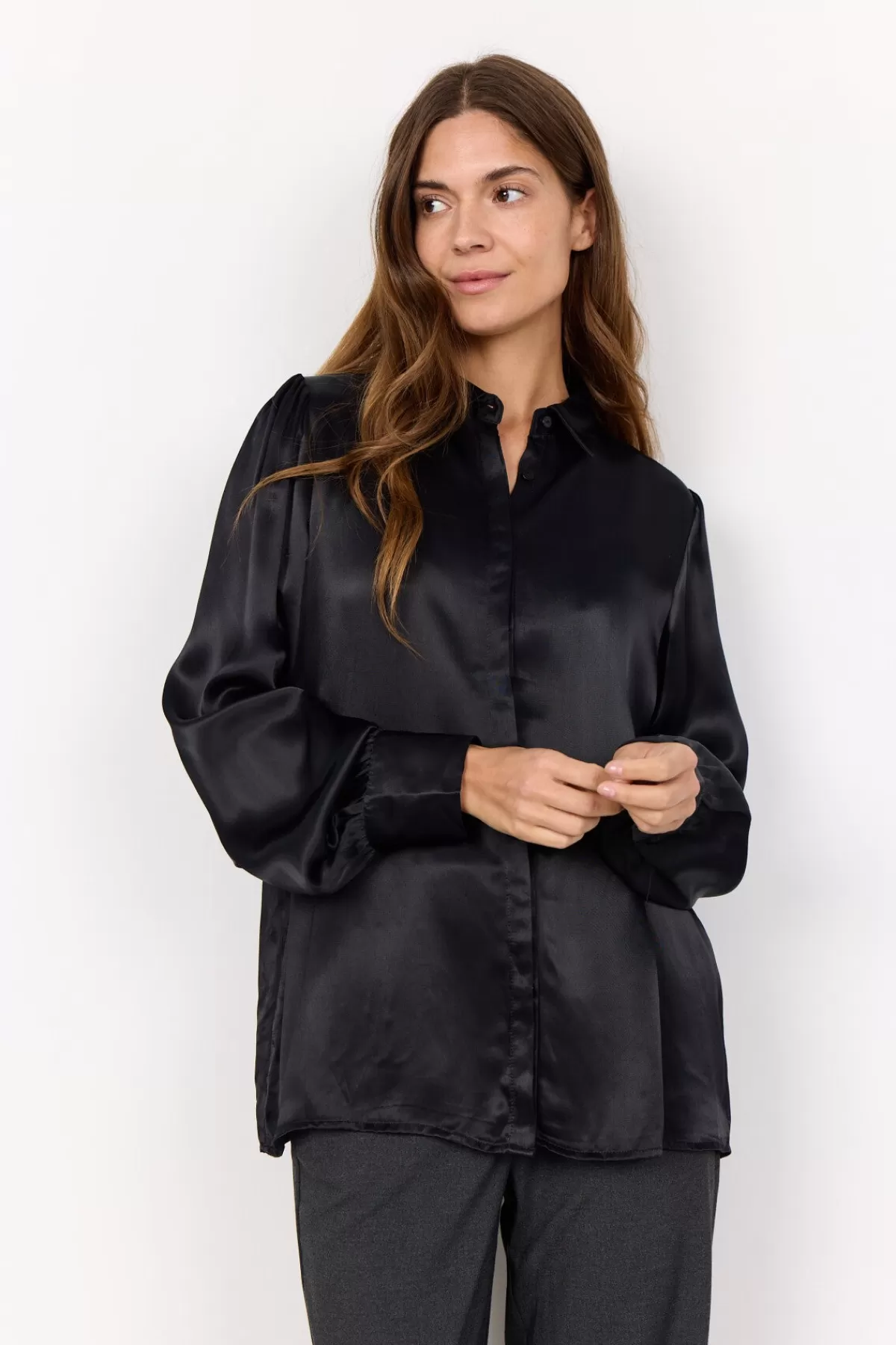Soyaconcept Blouses And Shirts-SC-HOPE 10 Shirt Black