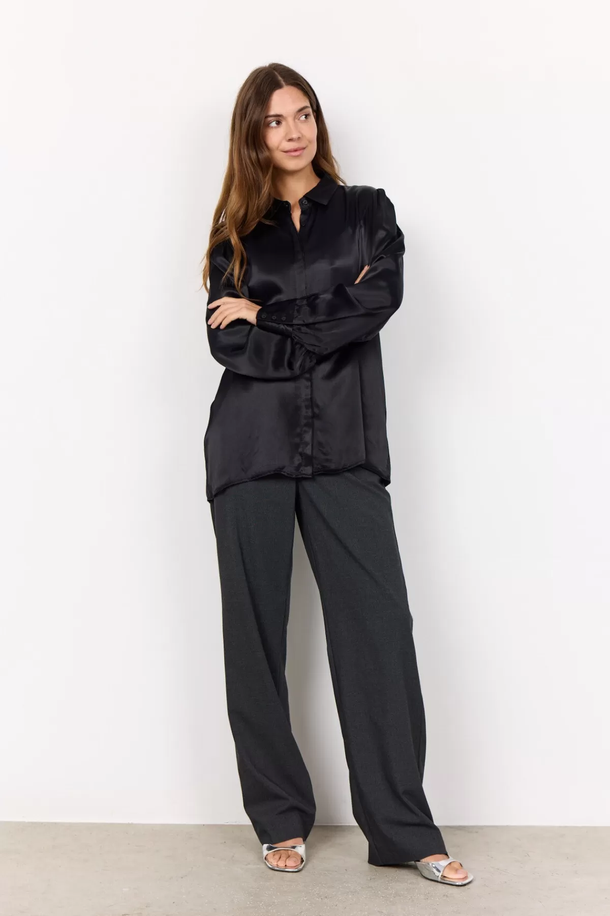 Soyaconcept Blouses And Shirts-SC-HOPE 10 Shirt Black