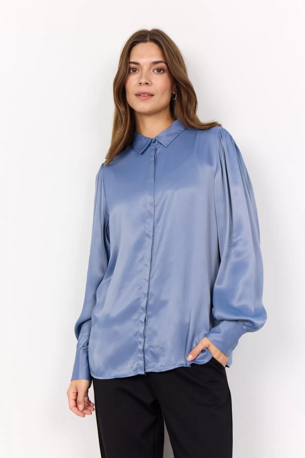 Soyaconcept Blouses And Shirts-SC-HOPE 10 Shirt Blue