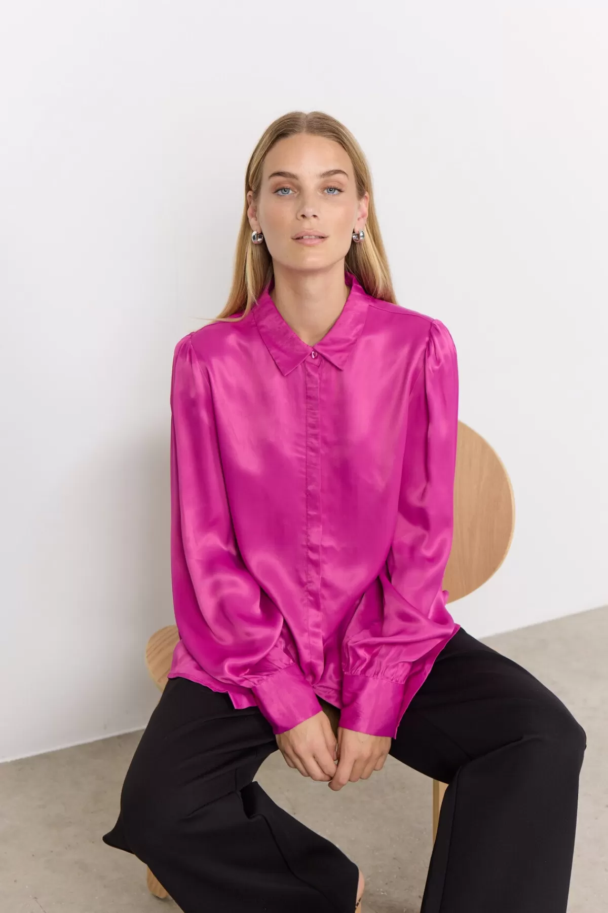 Soyaconcept Blouses And Shirts-SC-HOPE 10 Shirt Pink