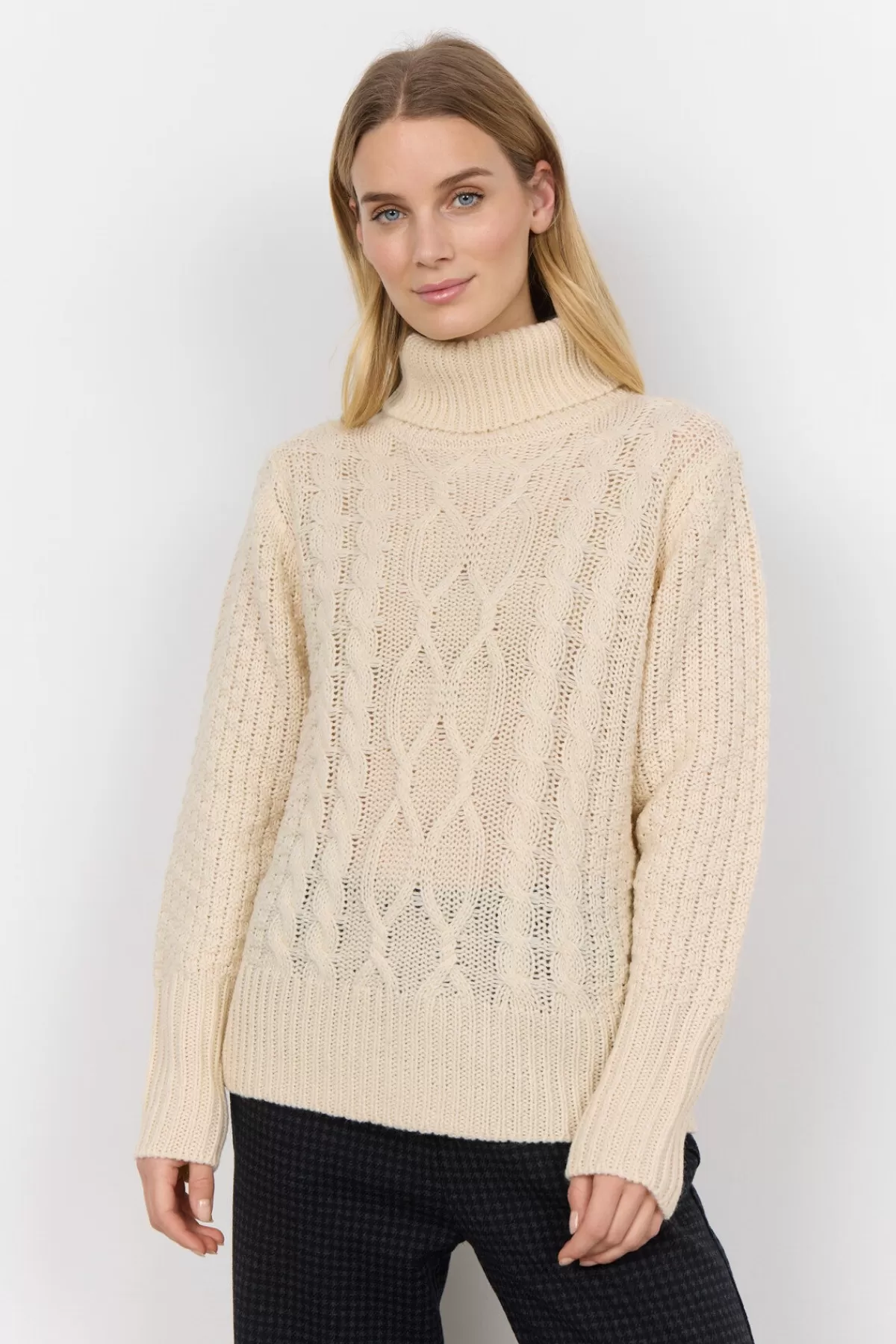 Soyaconcept Knitwear-SC-IBBE 2 Pullover Cream