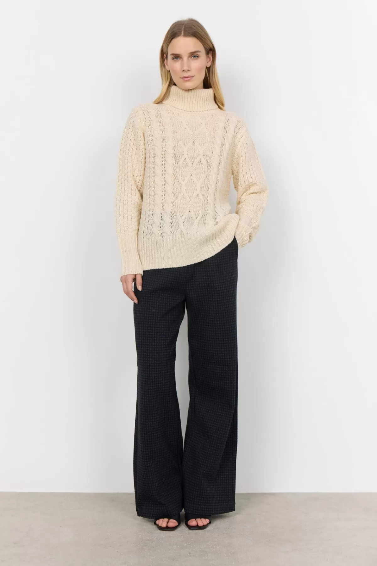 Soyaconcept Knitwear-SC-IBBE 2 Pullover Cream