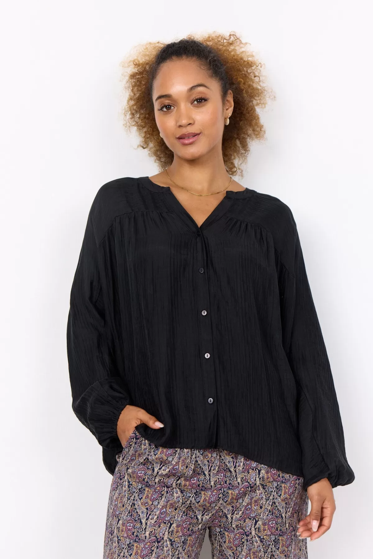Soyaconcept Blouses And Shirts-SC-IBEN 1 Blouse Black