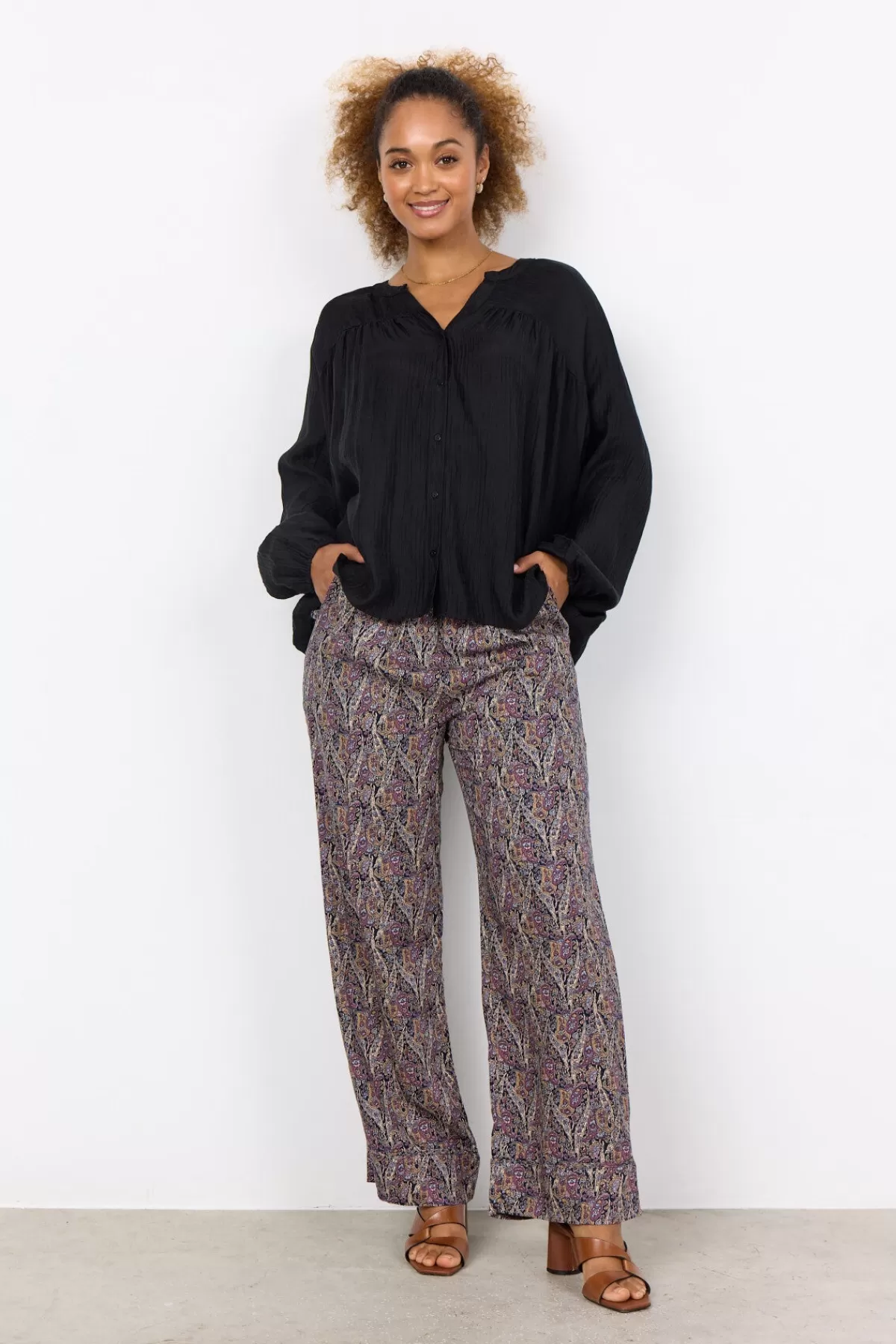 Soyaconcept Blouses And Shirts-SC-IBEN 1 Blouse Black