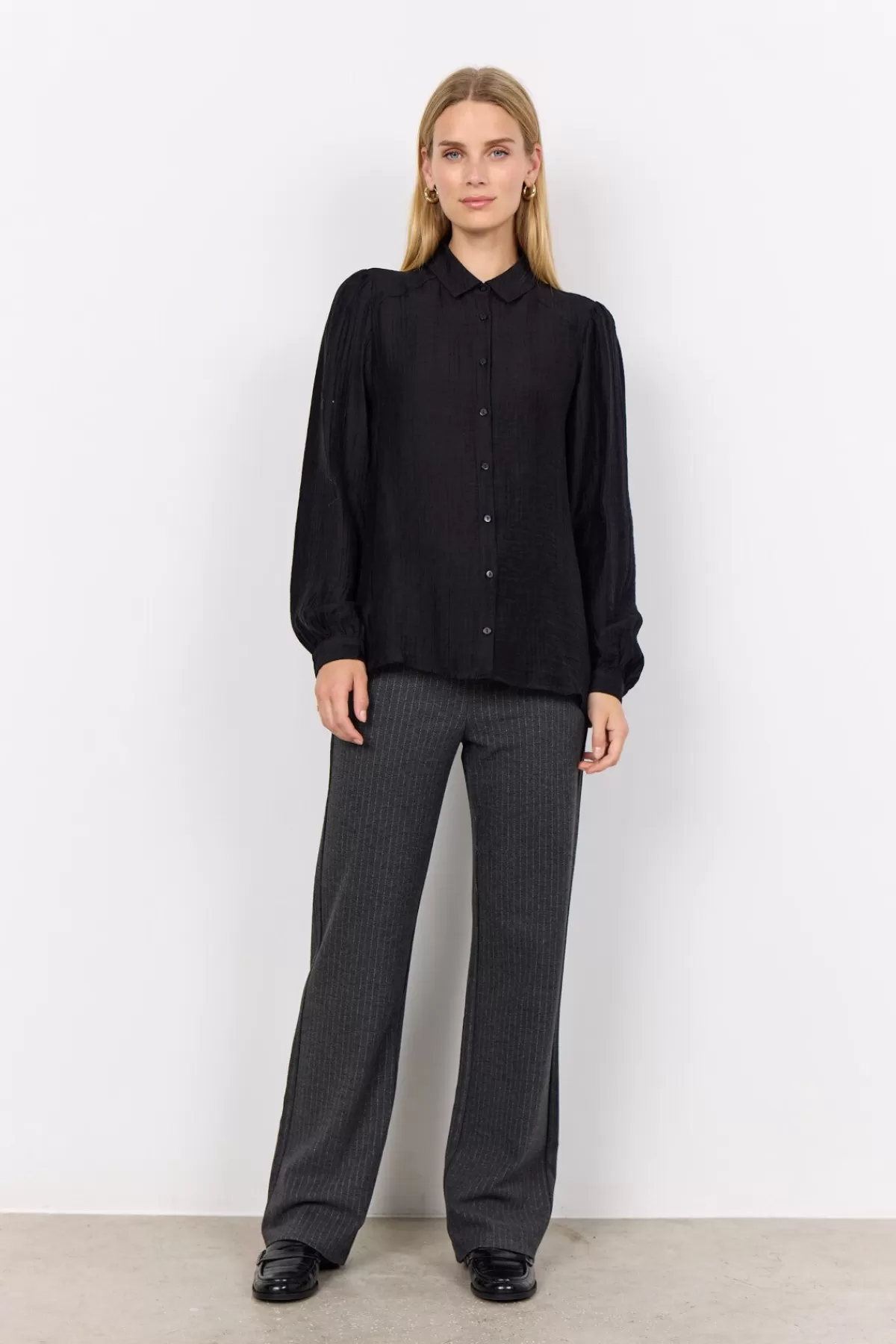 Soyaconcept Blouses And Shirts-SC-IBEN 2 Shirt Black