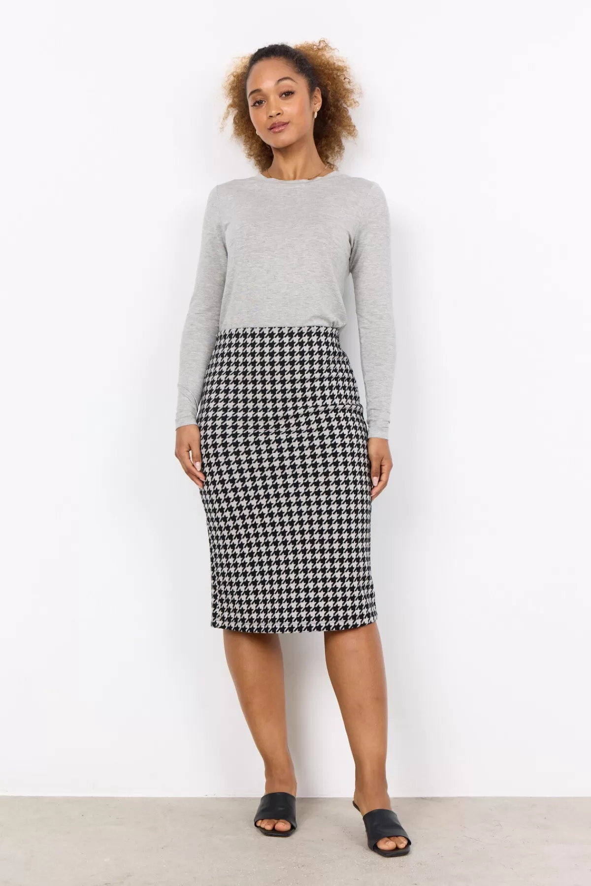 Soyaconcept Skirts-SC-IDINA 2 Skirt Black
