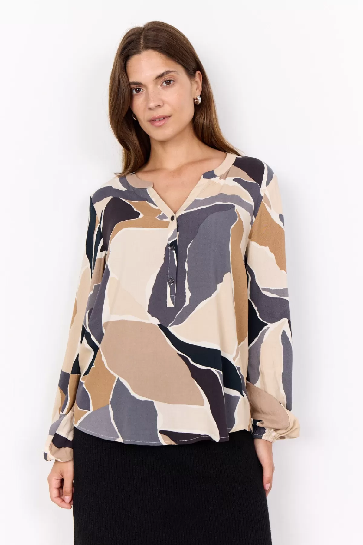 Soyaconcept Blouses And Shirts-SC-ILANA 1 Blouse Black