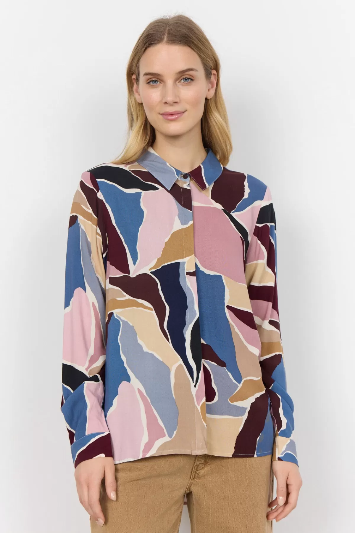 Soyaconcept Blouses And Shirts-SC-ILANA 2 Shirt Bordeaux