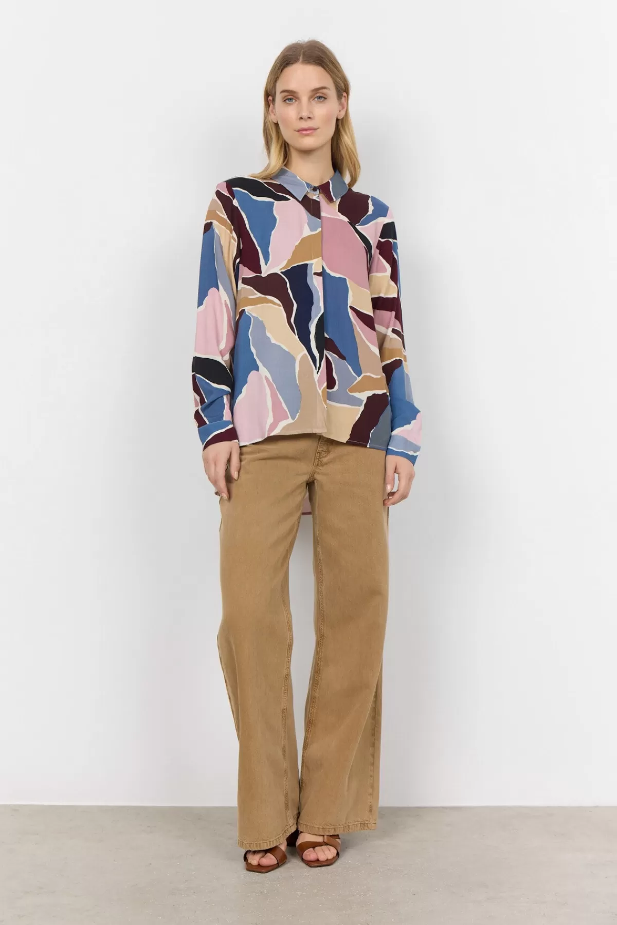 Soyaconcept Blouses And Shirts-SC-ILANA 2 Shirt Bordeaux