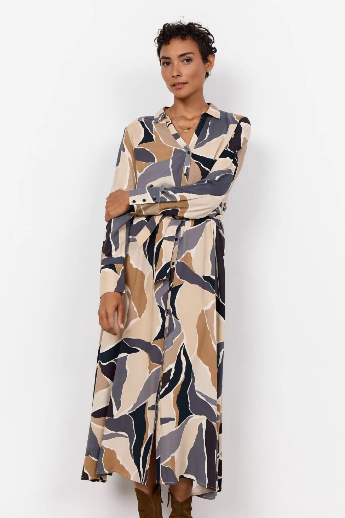 Soyaconcept Dresses-SC-ILANA 3 Dress Black
