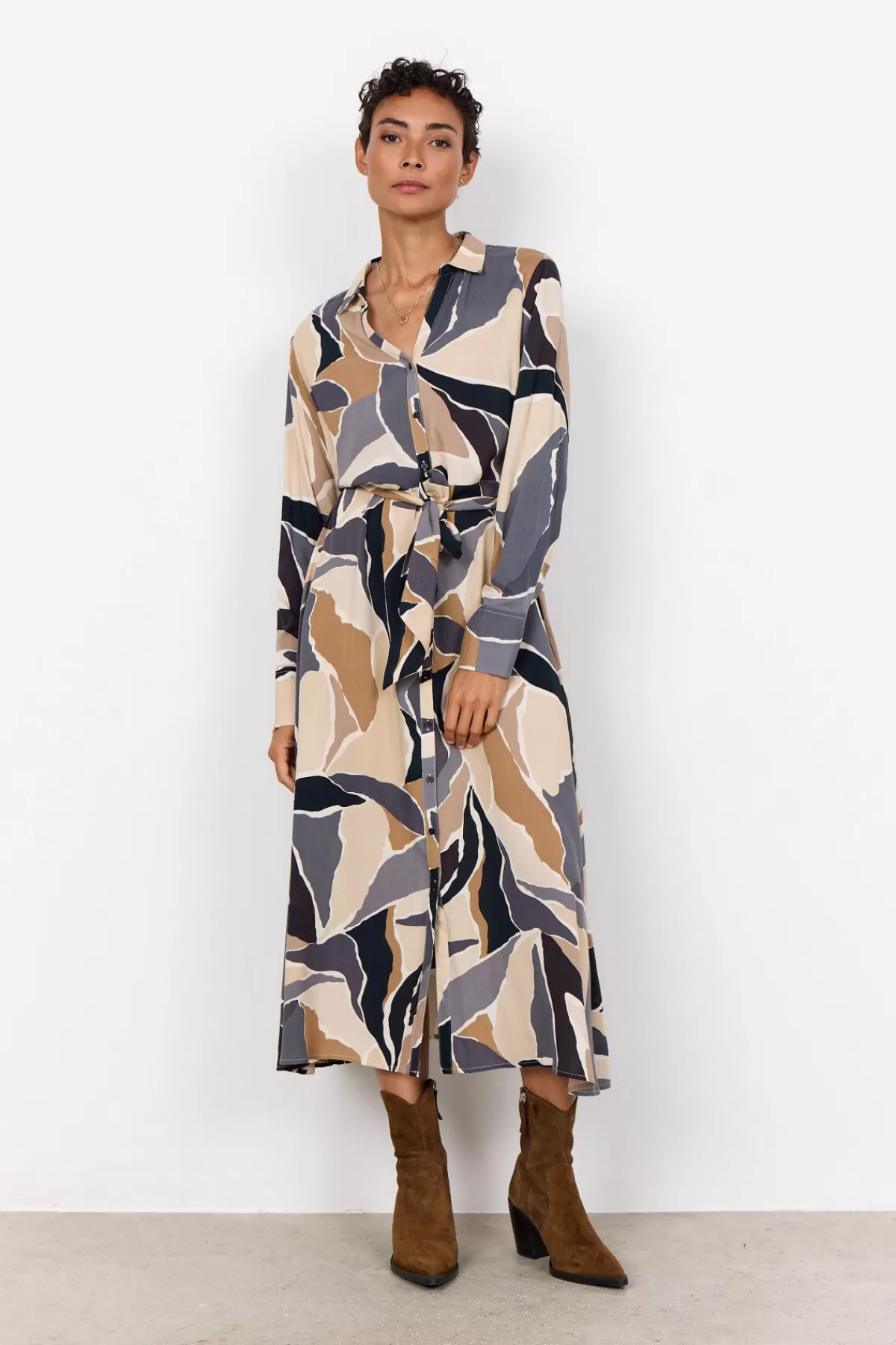 Soyaconcept Dresses-SC-ILANA 3 Dress Black