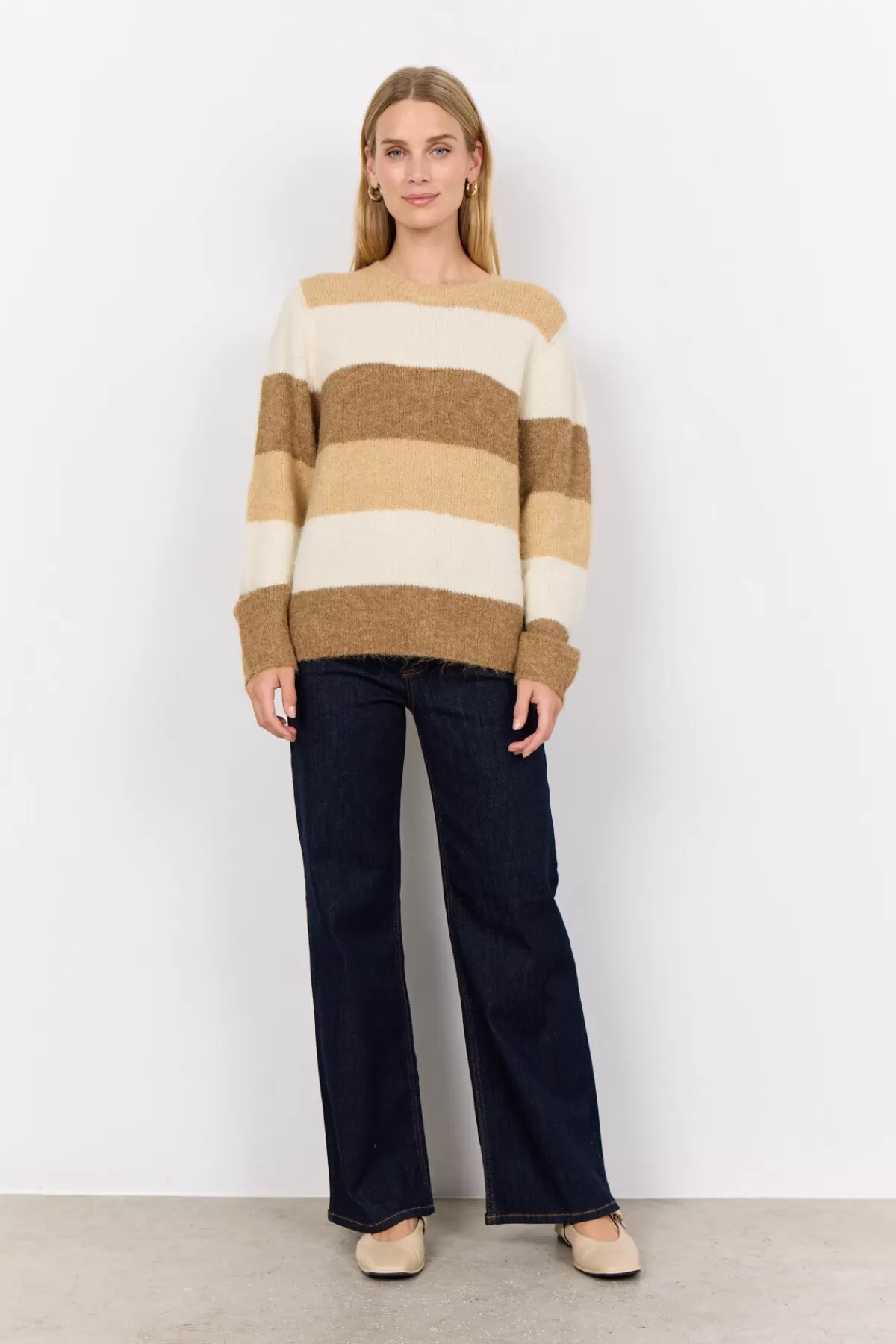 Soyaconcept Knitwear-SC-ILENE 1 Pullover Camel