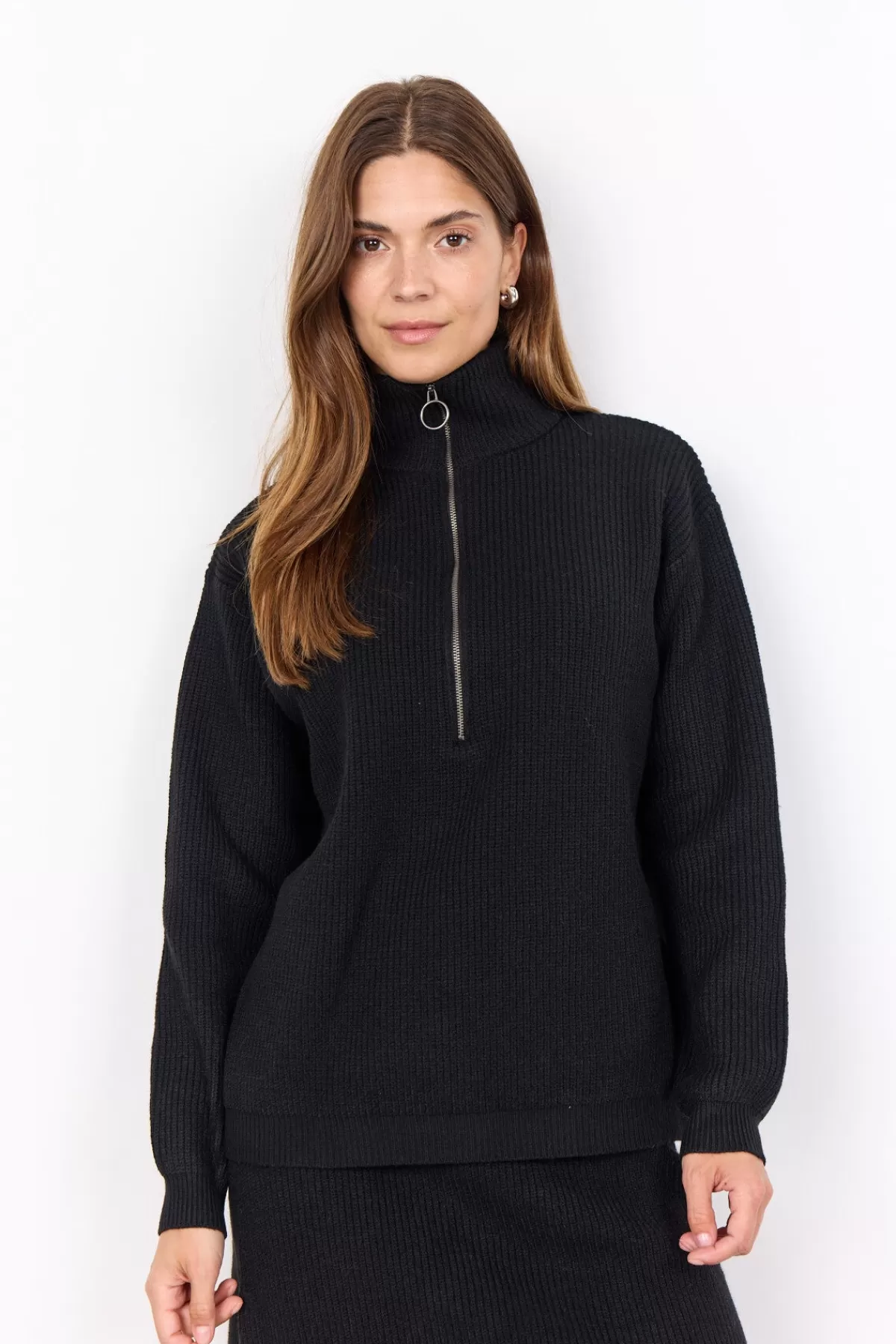 Soyaconcept Knitwear-SC-ILIA 2 Pullover Black