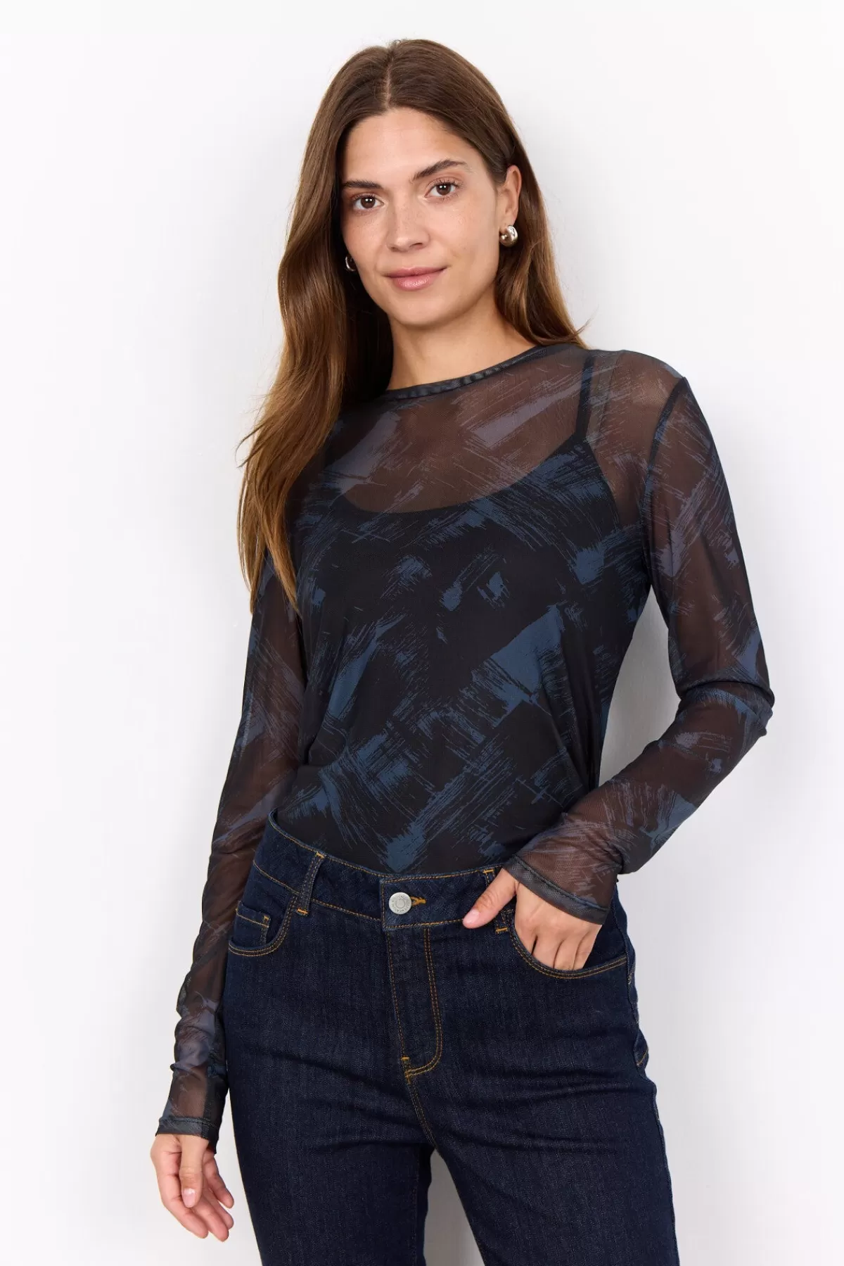 Soyaconcept T-Shirts And Tops-SC-ILIANE 1 T-shirt Dark grey