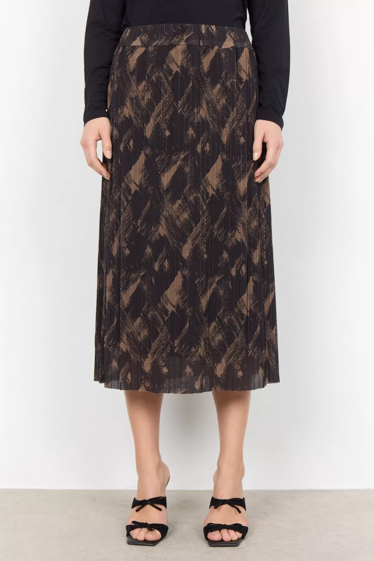 Soyaconcept Skirts-SC-ILIANE 2 Skirt Camel