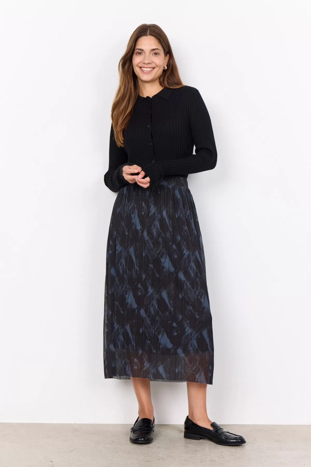 Soyaconcept Skirts-SC-ILIANE 2 Skirt Dark grey