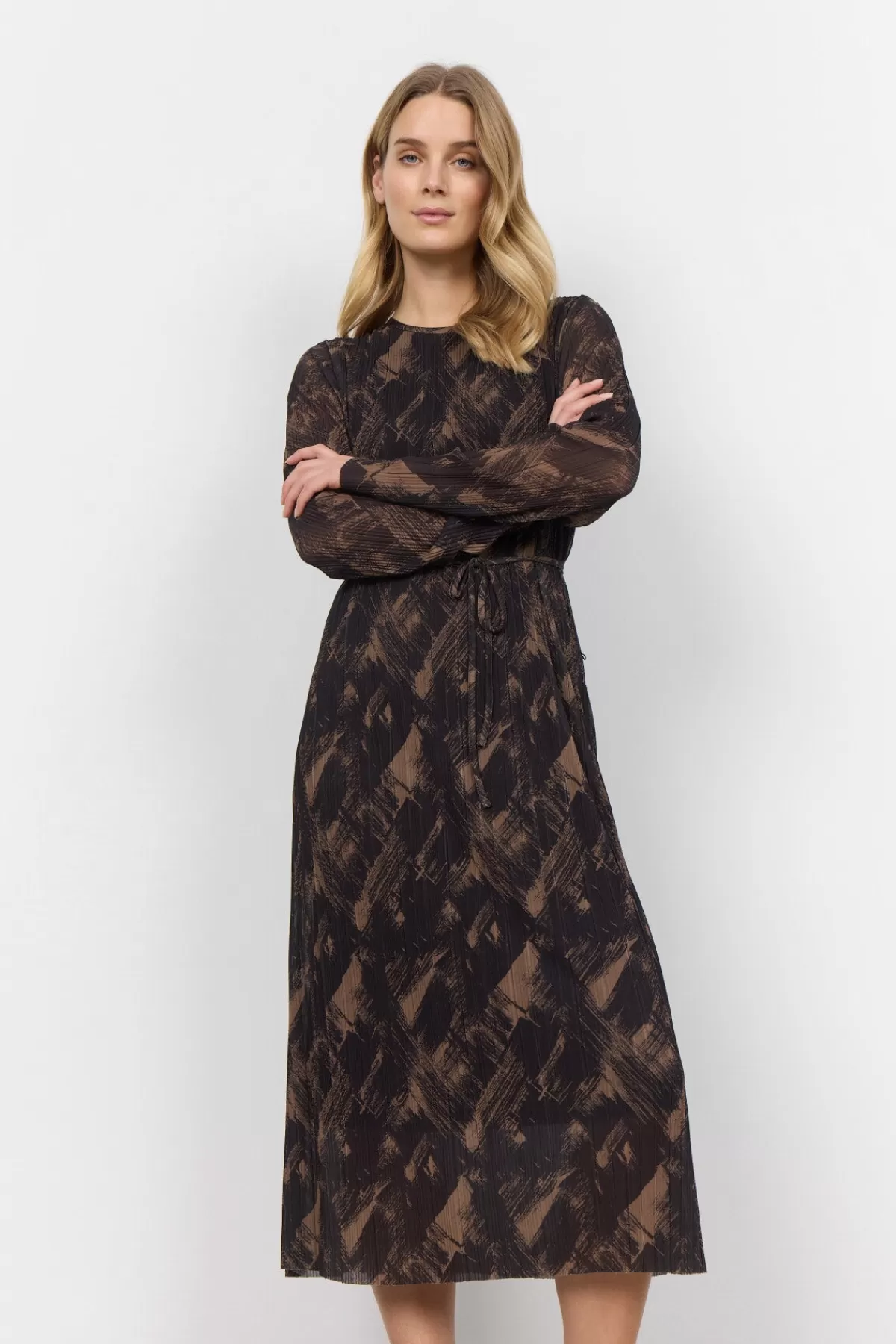 Soyaconcept Dresses-SC-ILIANE 3 Dress Camel