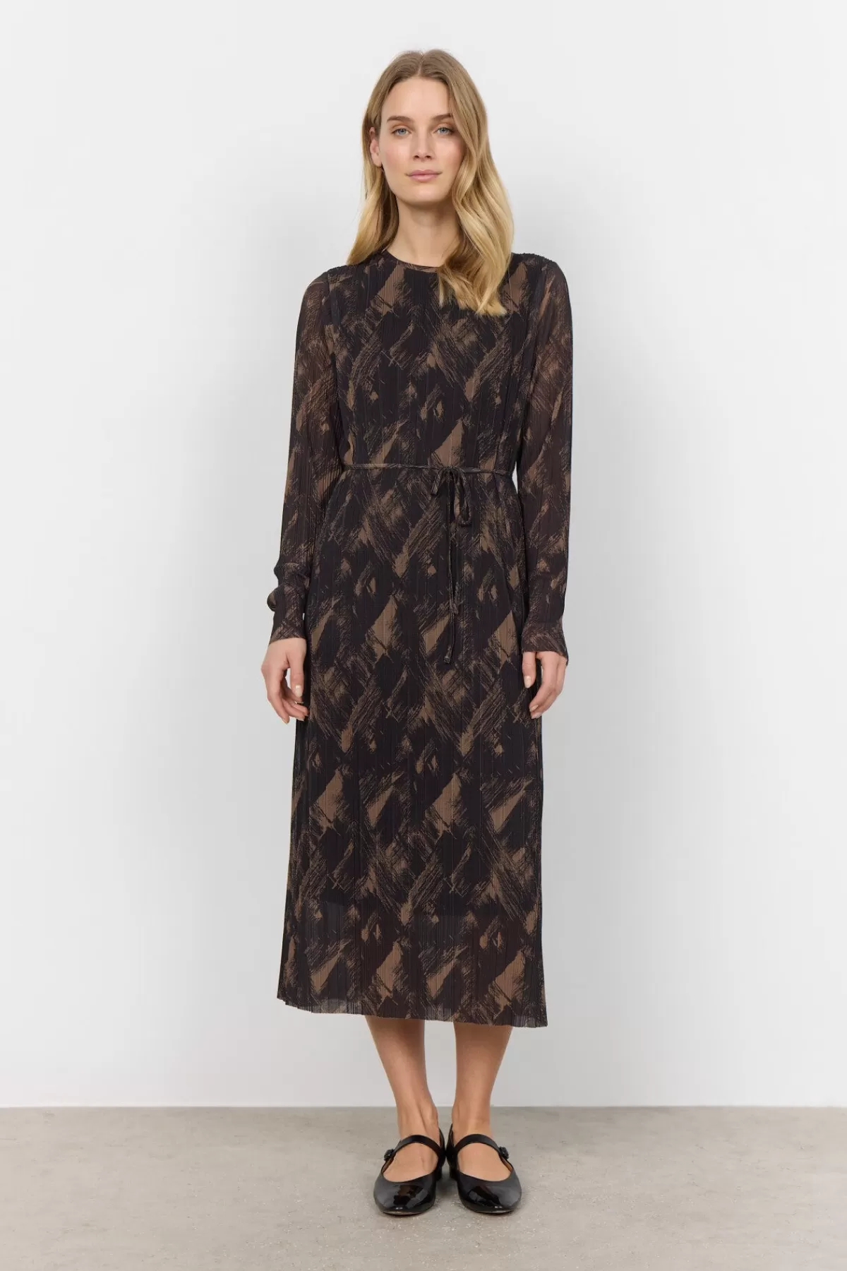 Soyaconcept Dresses-SC-ILIANE 3 Dress Camel