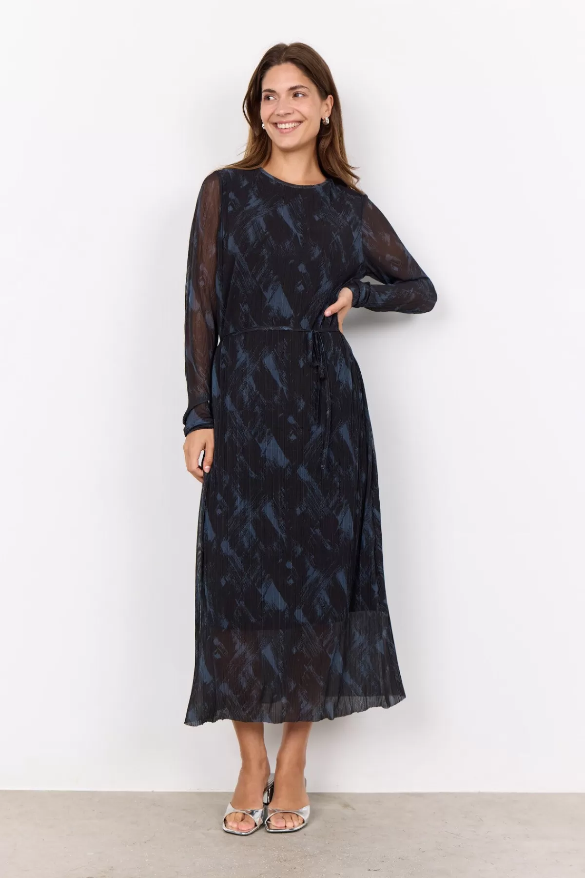 Soyaconcept Dresses-SC-ILIANE 3 Dress Dark grey