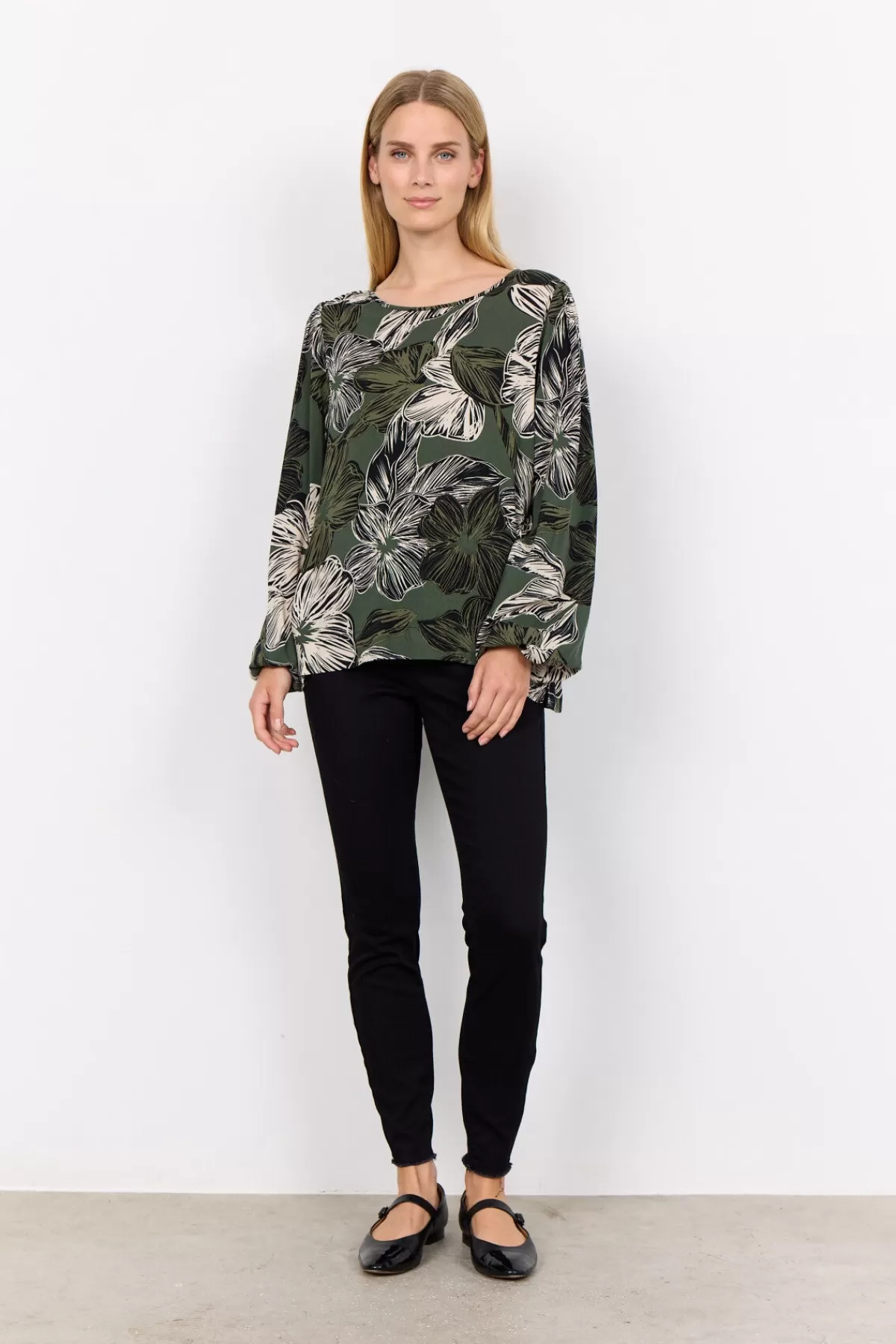 Soyaconcept Blouses And Shirts-SC-ILONE 1 Blouse Olive
