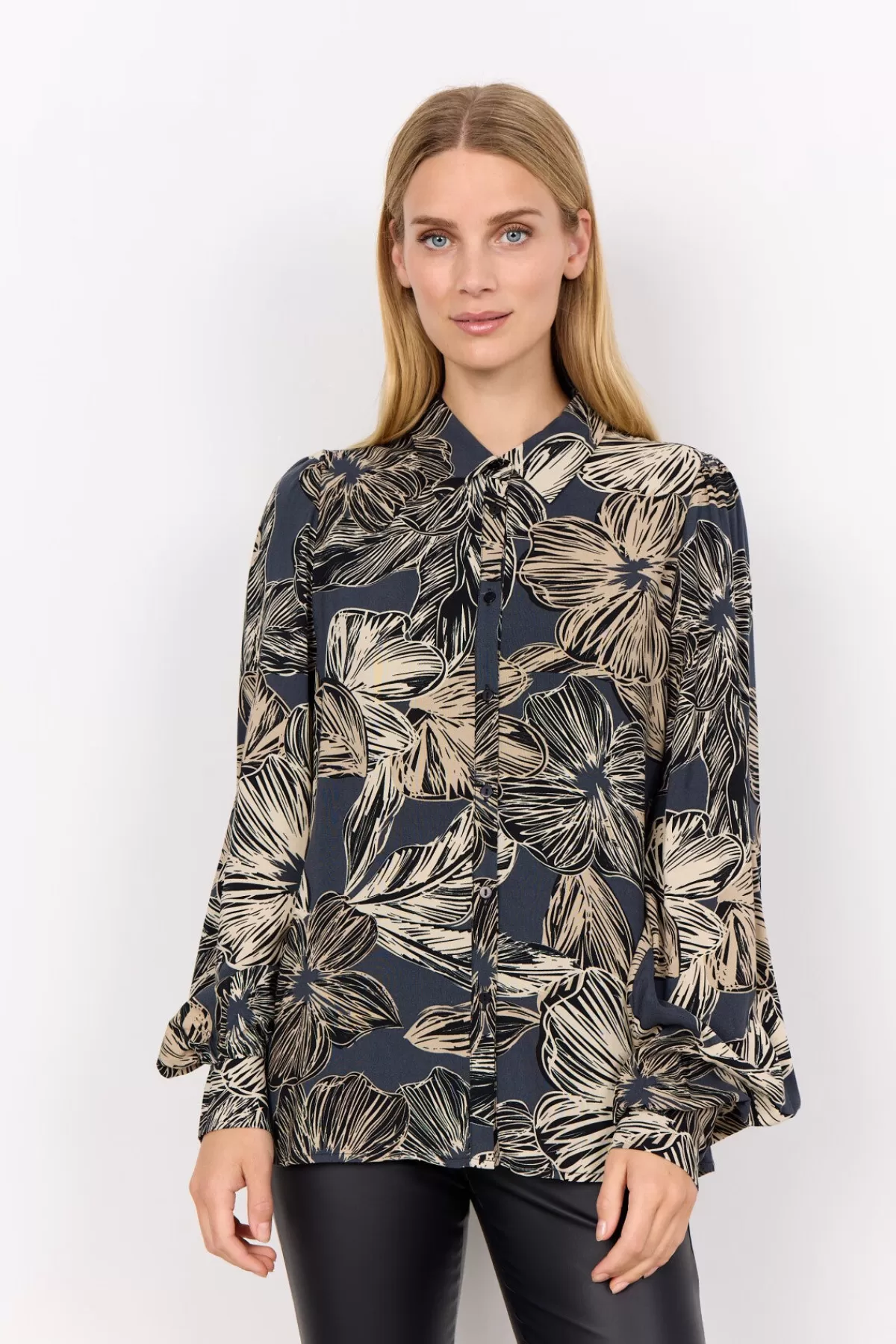 Soyaconcept Blouses And Shirts-SC-ILONE 2 Blouse Black