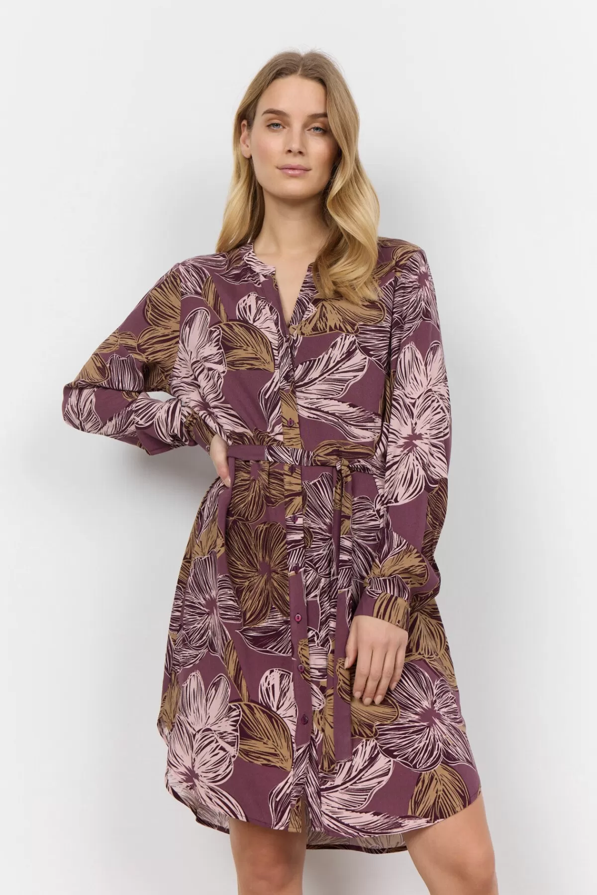 Soyaconcept Dresses-SC-ILONE 3 Tunic Bordeaux