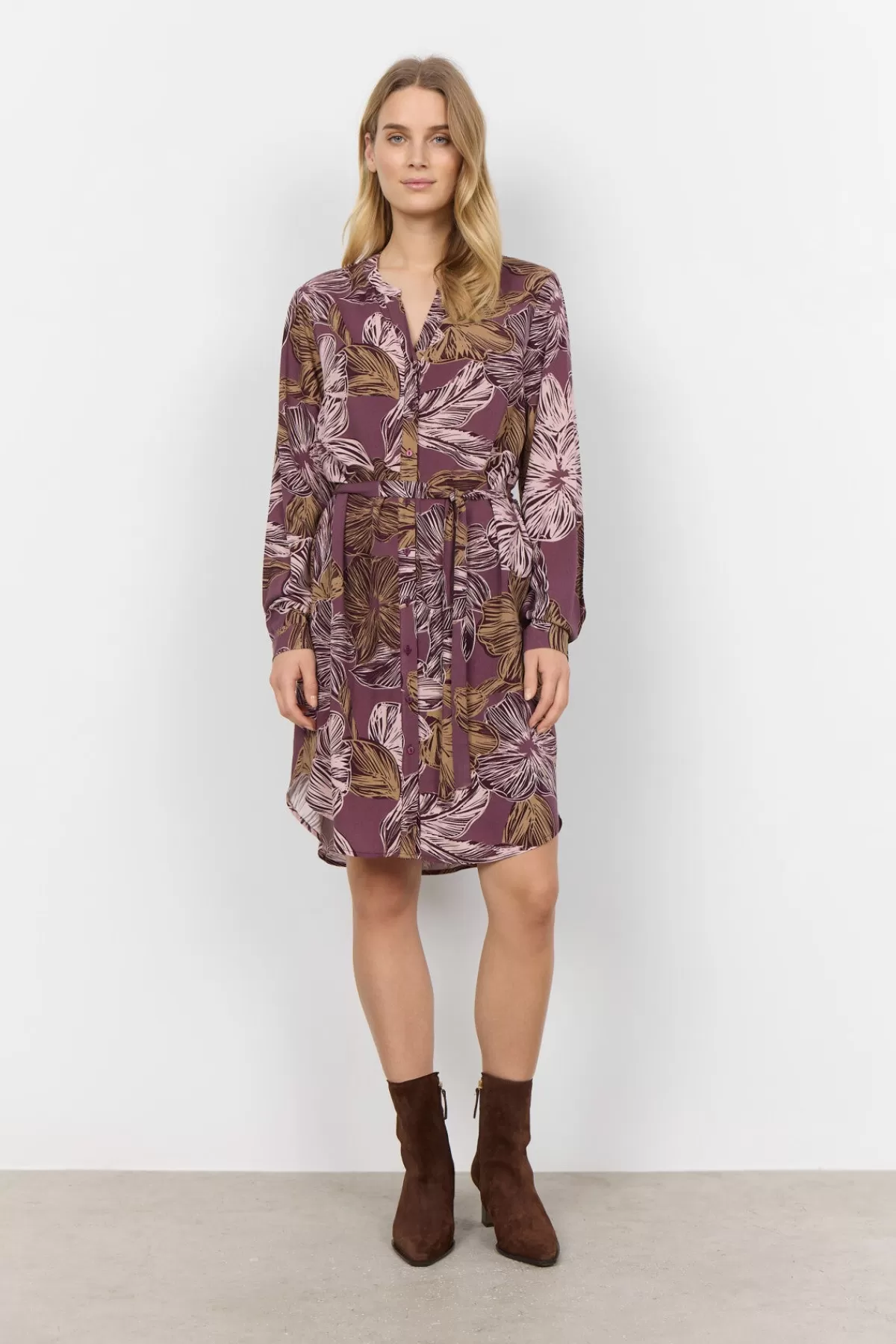 Soyaconcept Dresses-SC-ILONE 3 Tunic Bordeaux