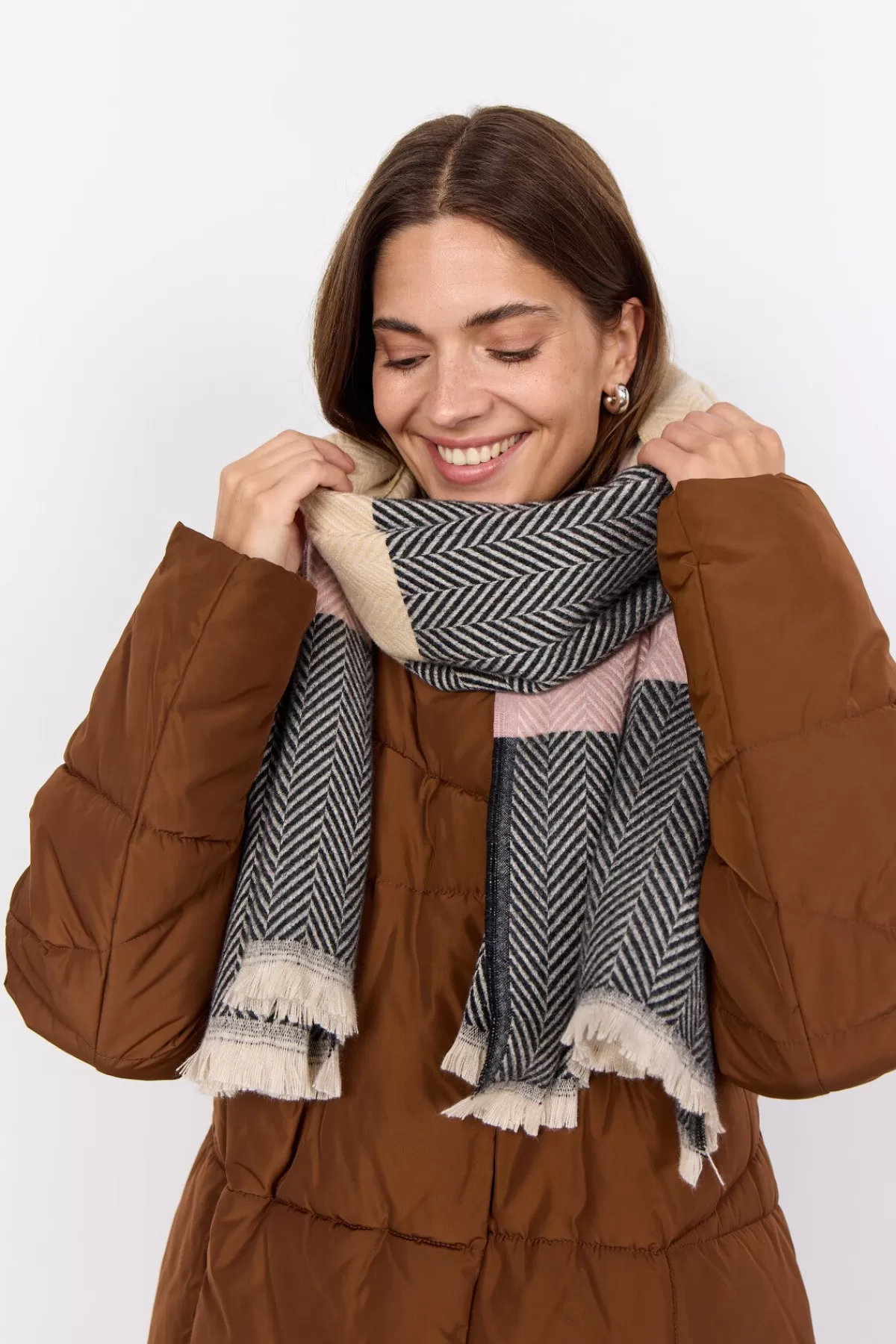 Soyaconcept Accessories-SC-ILSEBET 1 Scarf Bordeaux