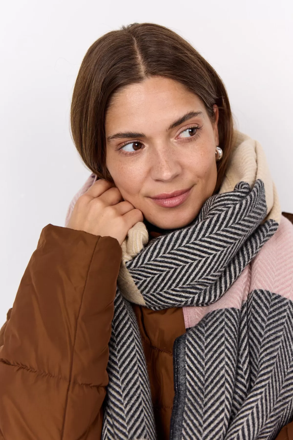 Soyaconcept Accessories-SC-ILSEBET 1 Scarf Bordeaux