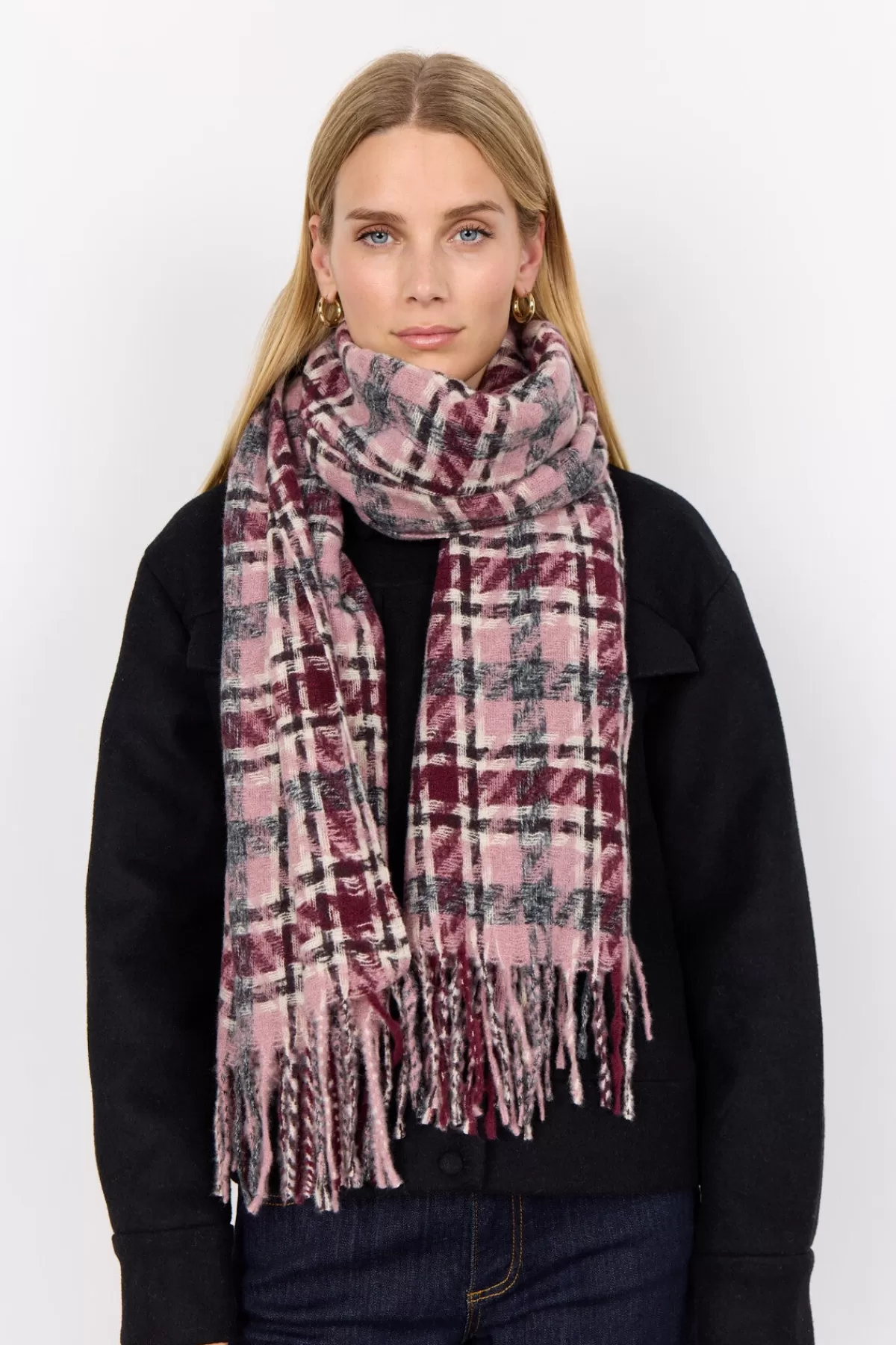 Soyaconcept Accessories-SC-ILSELIL 1 Scarf Rose