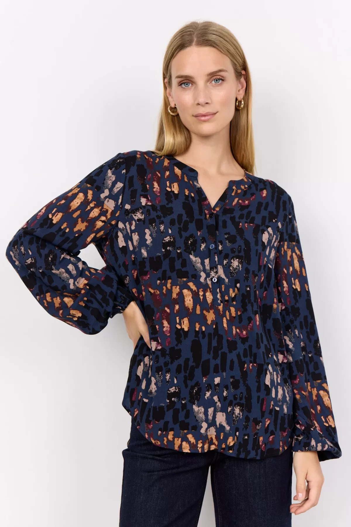 Soyaconcept Blouses And Shirts-SC-IMA 3 Blouse Dark blue